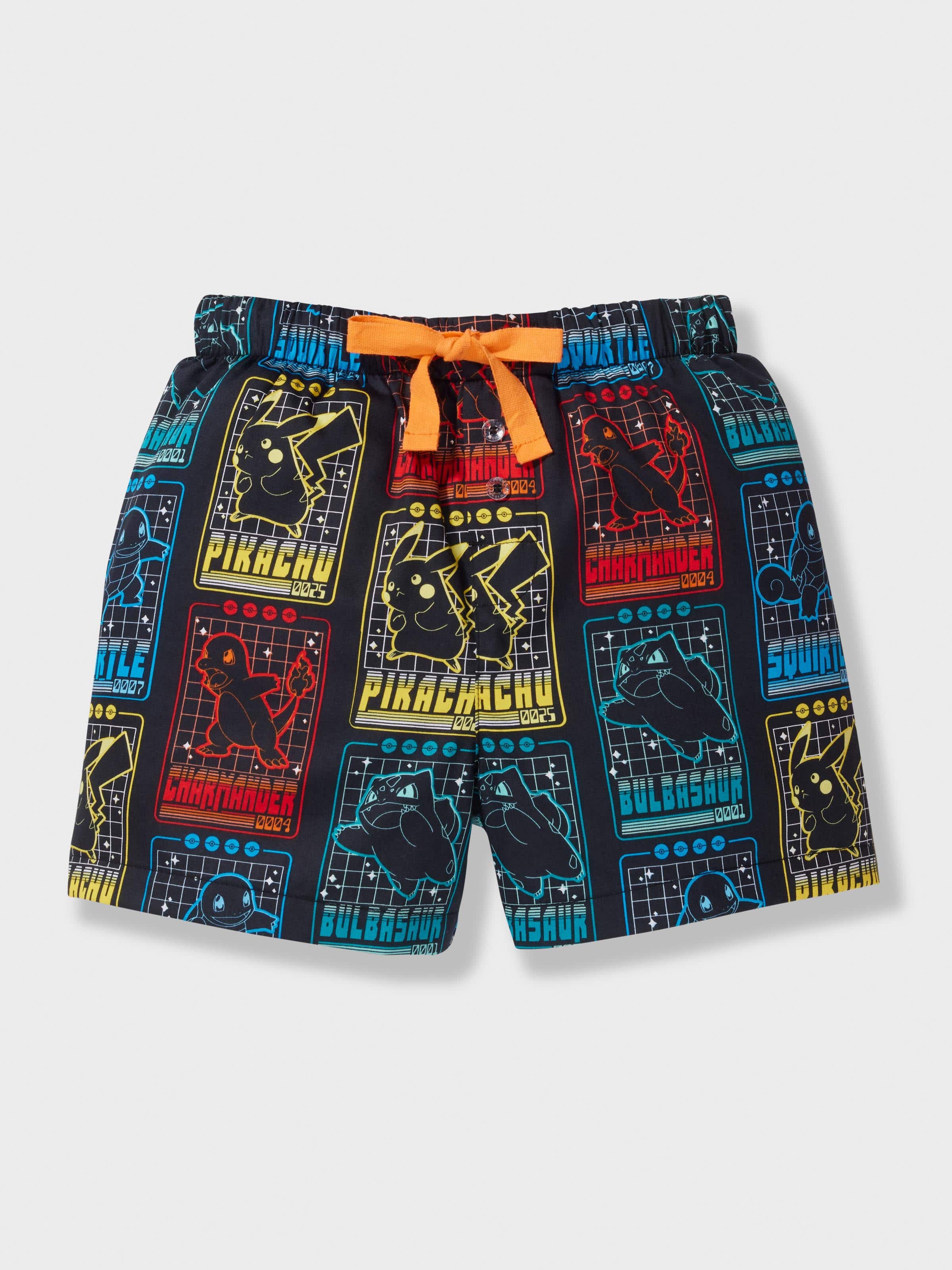 Jnr Boys Pokemon Battle 100% Cotton Short Pj Set