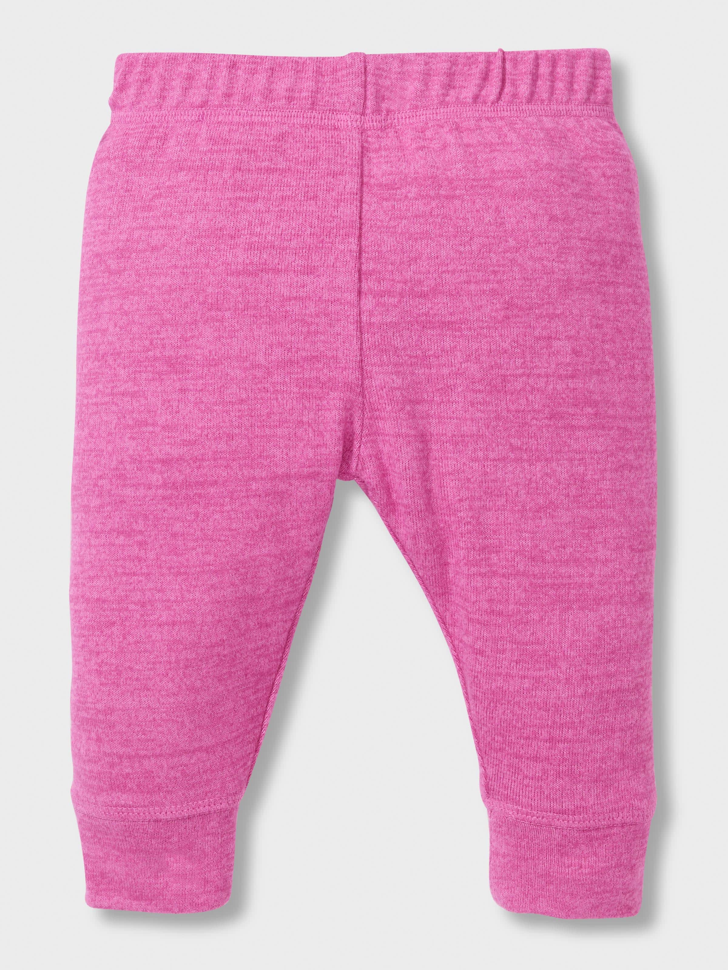 Baby Girl Fuchsia Fuzzy Long Pj Set