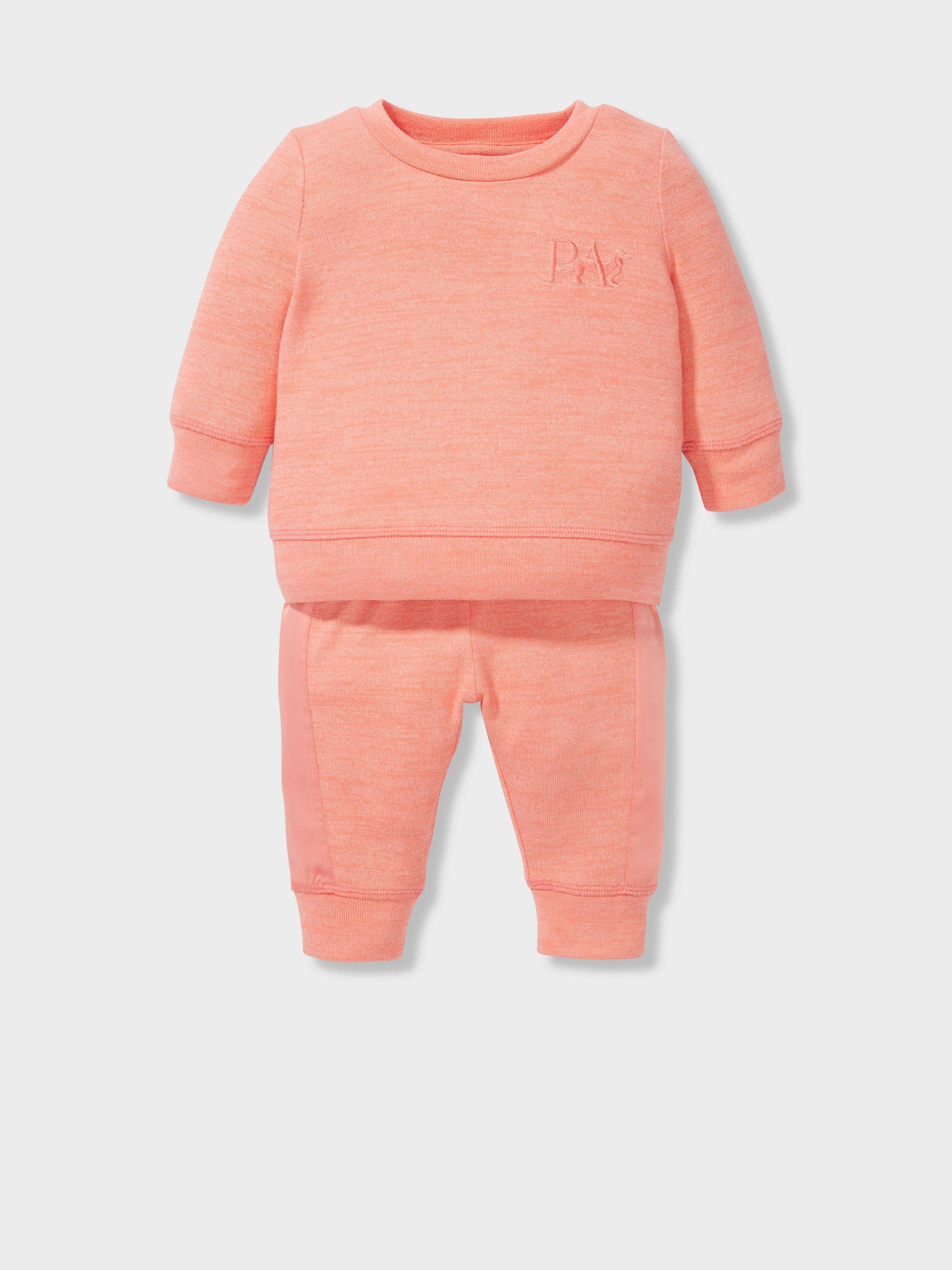 Baby Melon Fuzzy Long Pj Set