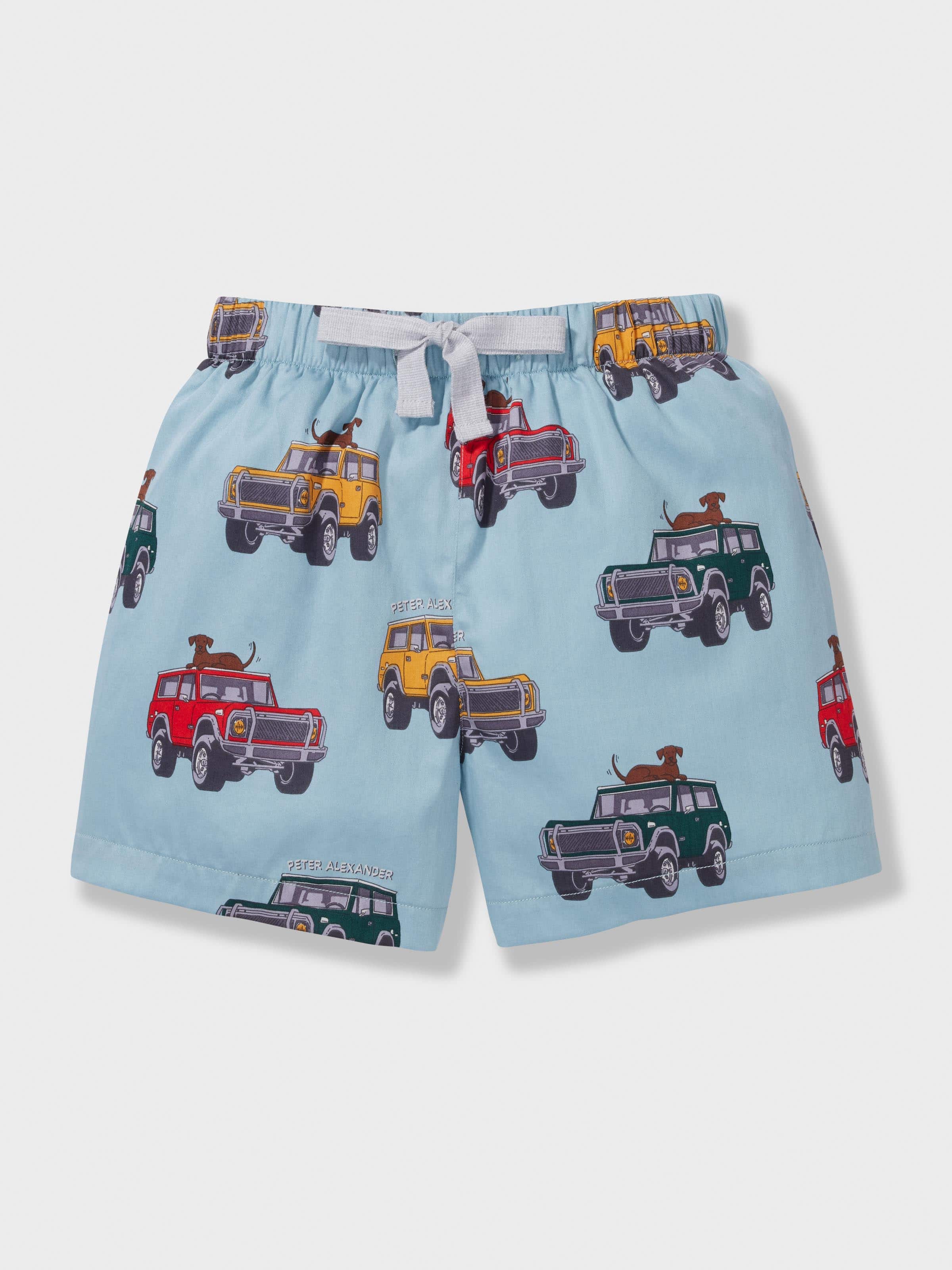 Boys Trucks 100% Cotton Short Pj Set