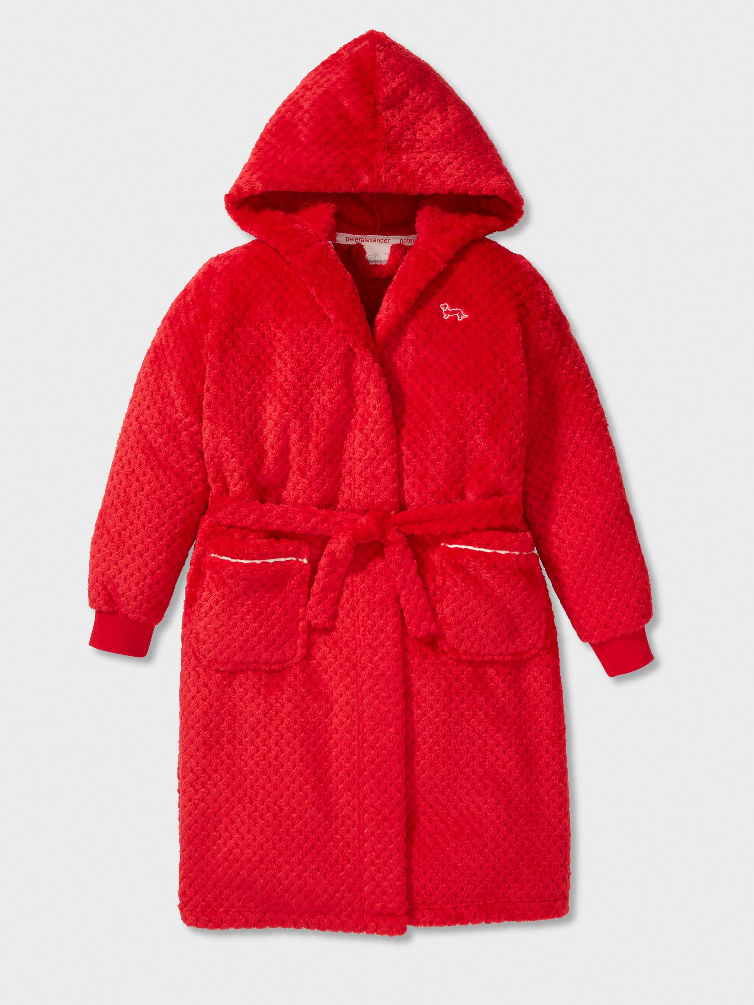 childrens red dressing gown Liverpool FC Junior Hooded Dressing Gown - Red