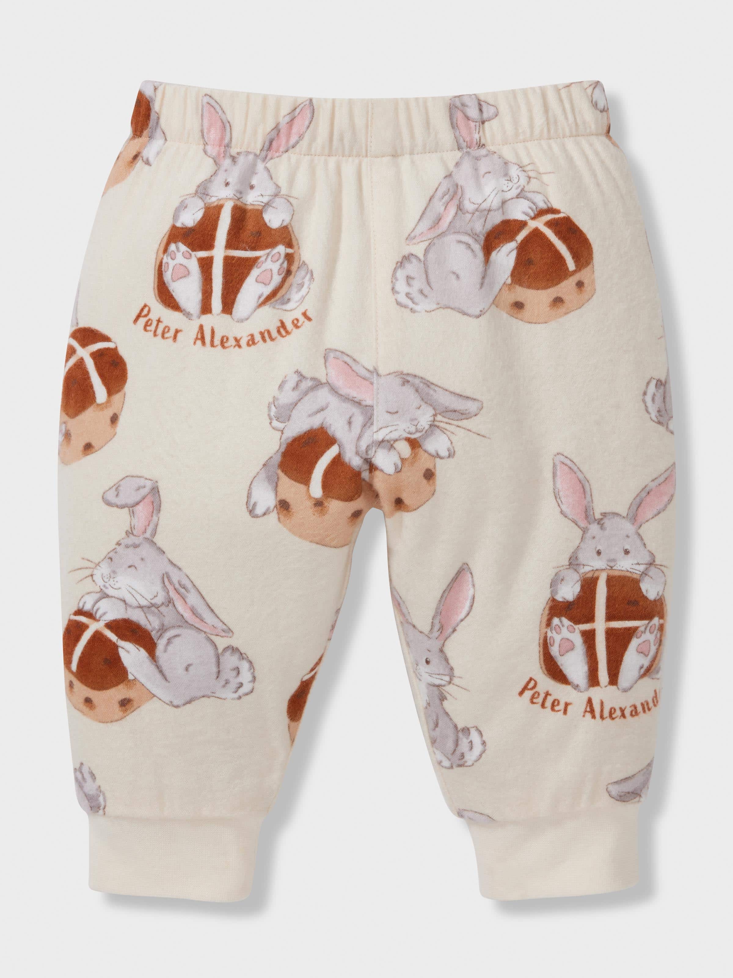 Baby Hot Cross Bun Bamboo Flannelette Long Classic Pj Set