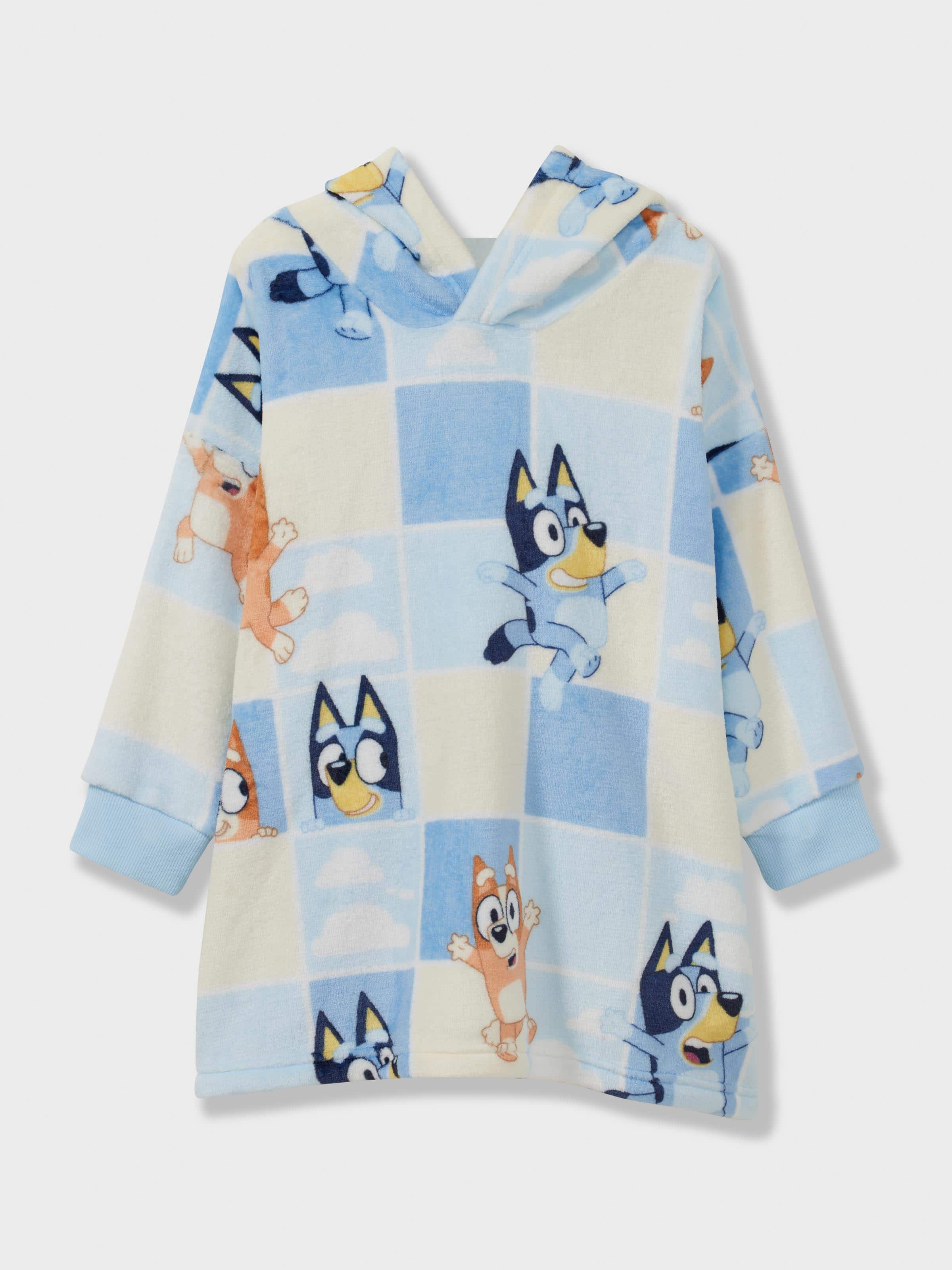 Jnr Kids Bluey Check Shnuggle