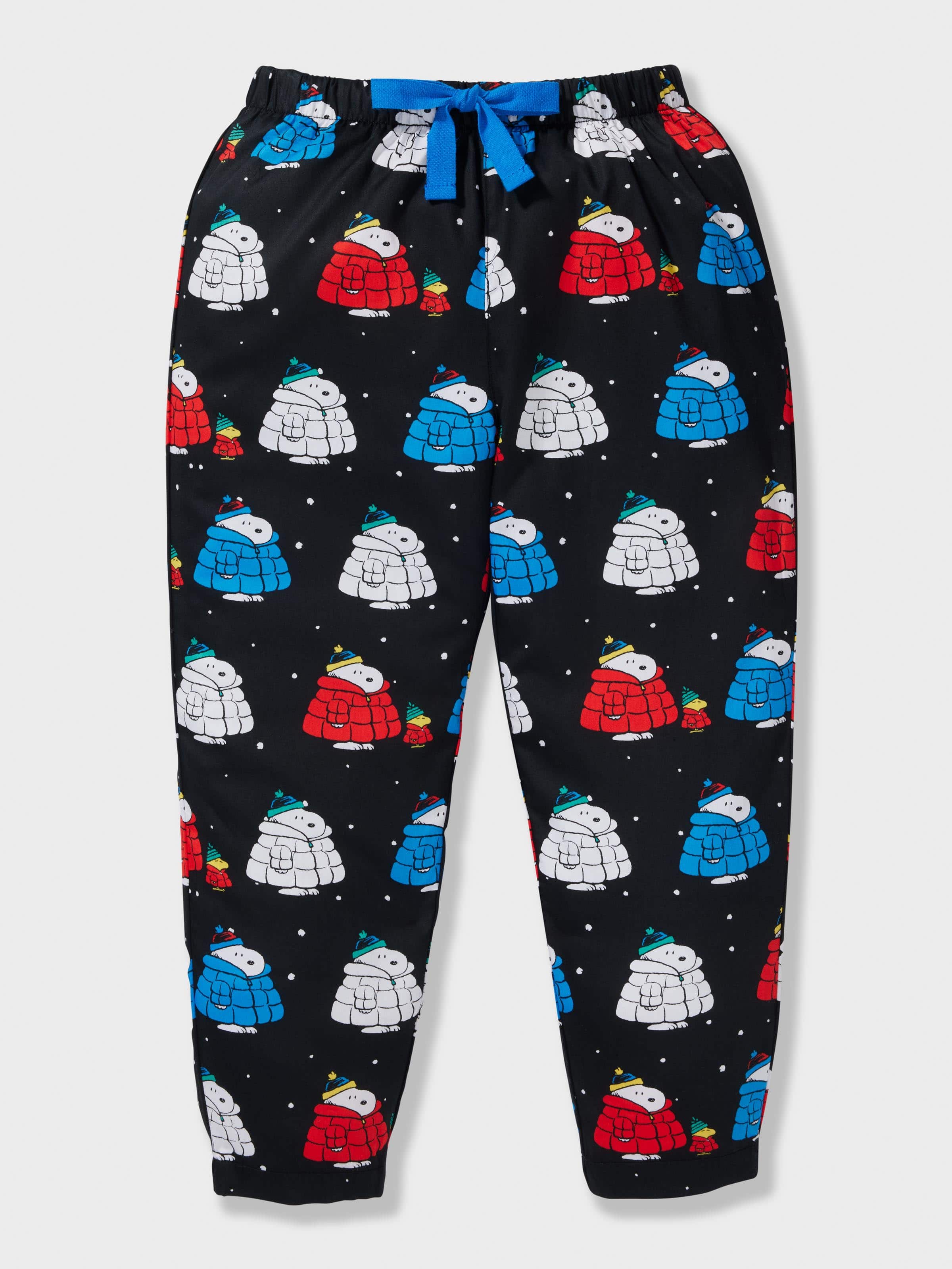 Jnr Kids Snoopy 100% Cotton Long Pj Set