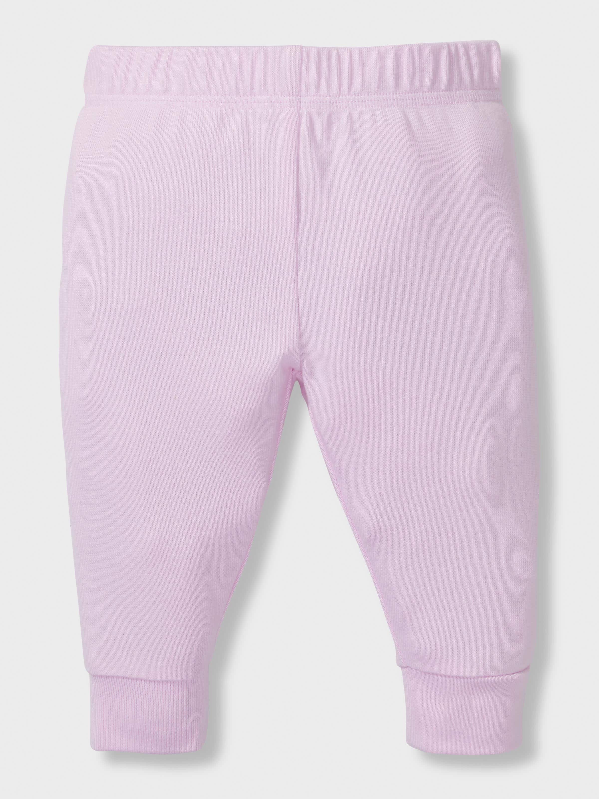 Baby Girl Pink Plush Long Pj Set