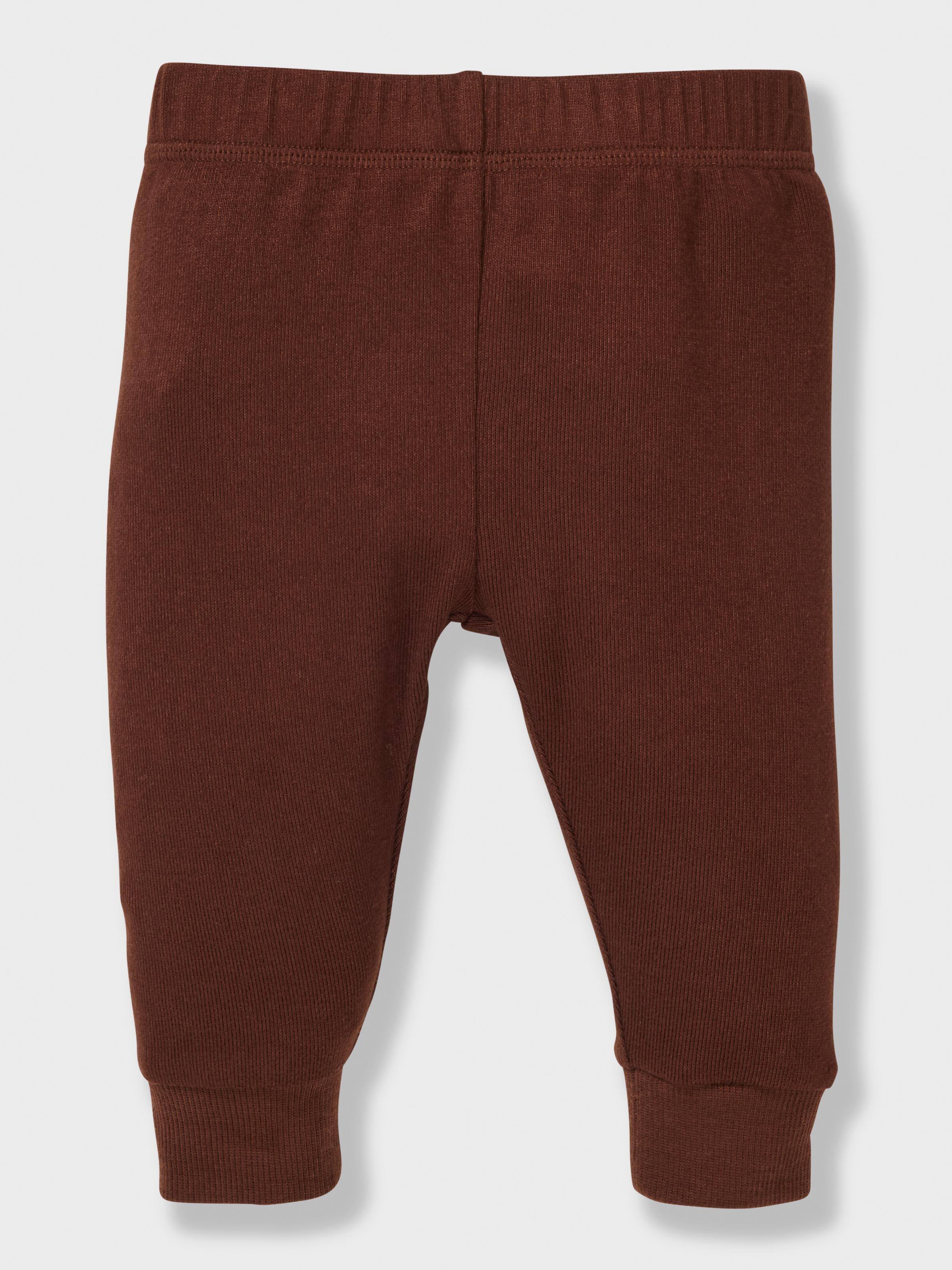 Baby Chocolate Plush Long Pj Set