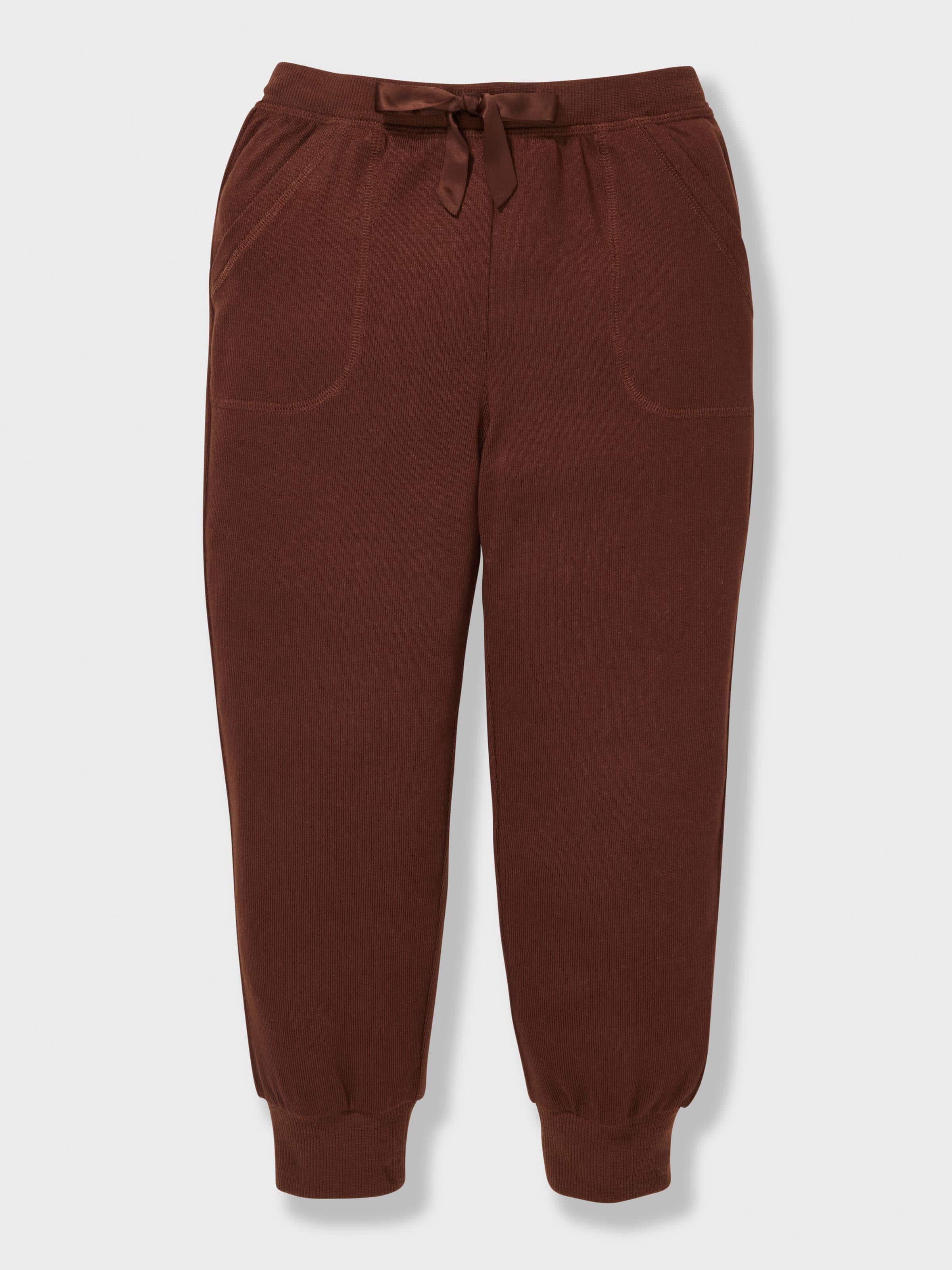 Jnr Kids Chocolate Plush Long Pj Set