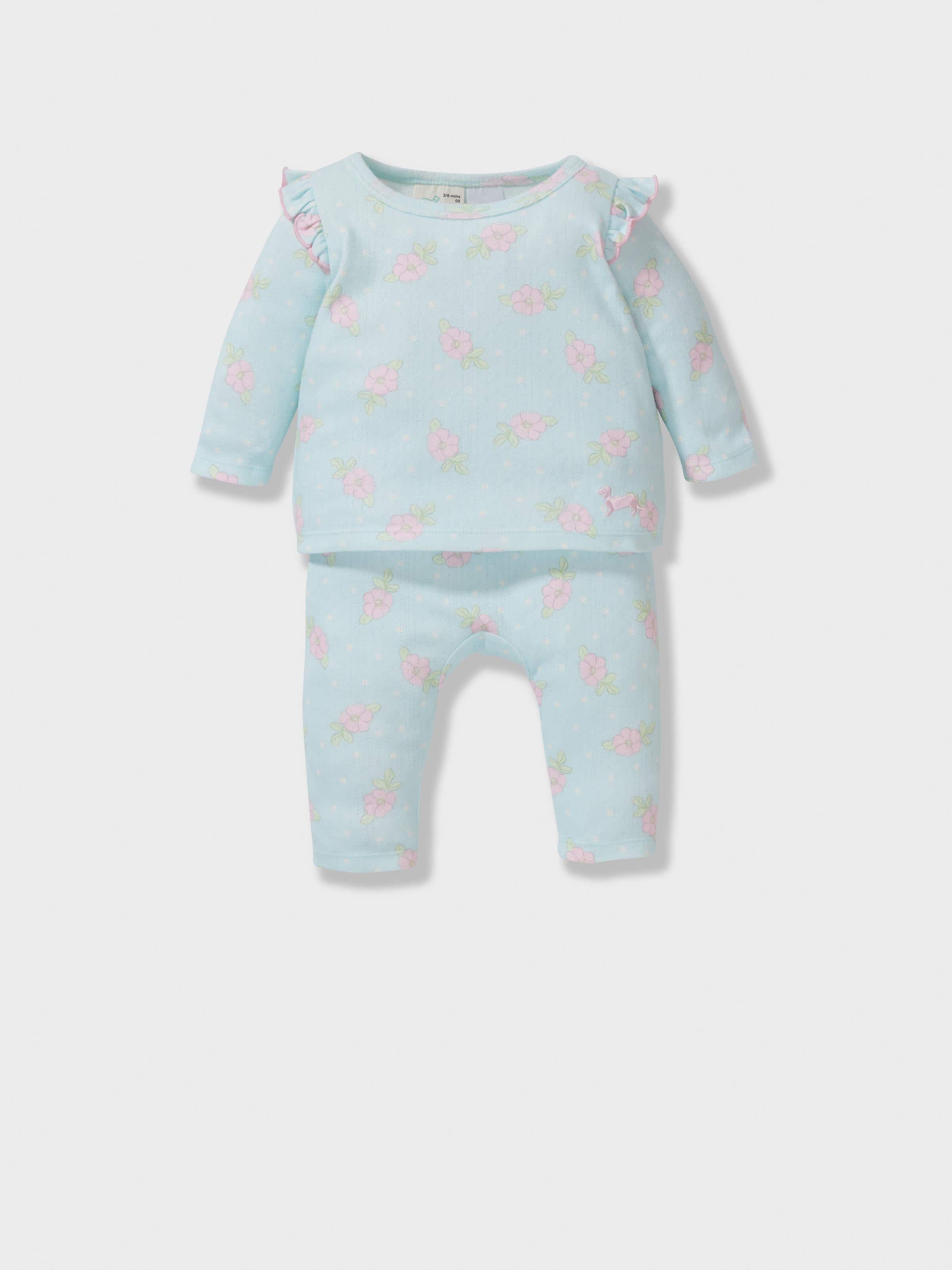 Baby Ditsy Floral Long Pj Set
