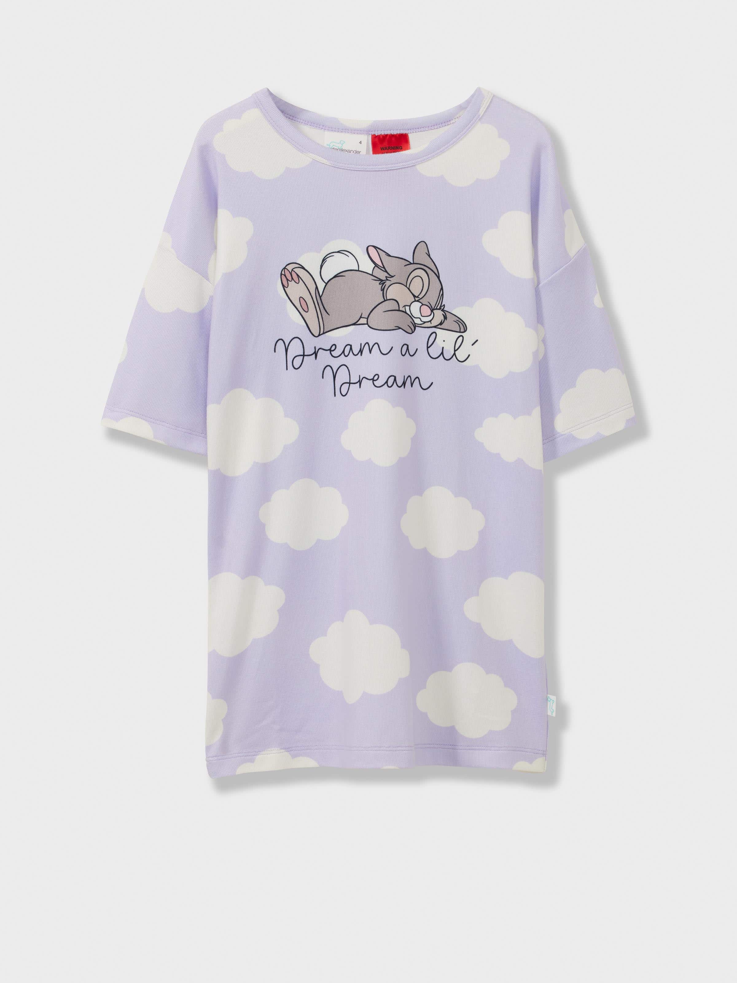 Jnr Girls Disney Thumper Plush Sleep Tee