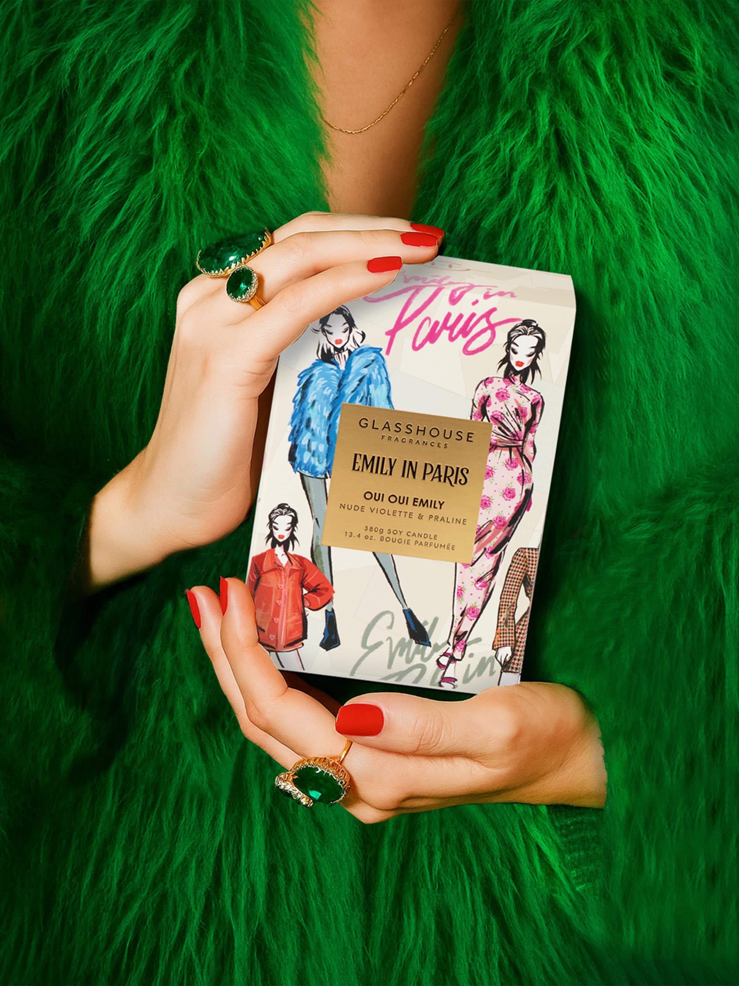 Glasshouse Fragrances Limited Edition Emily In Paris 380G Candle