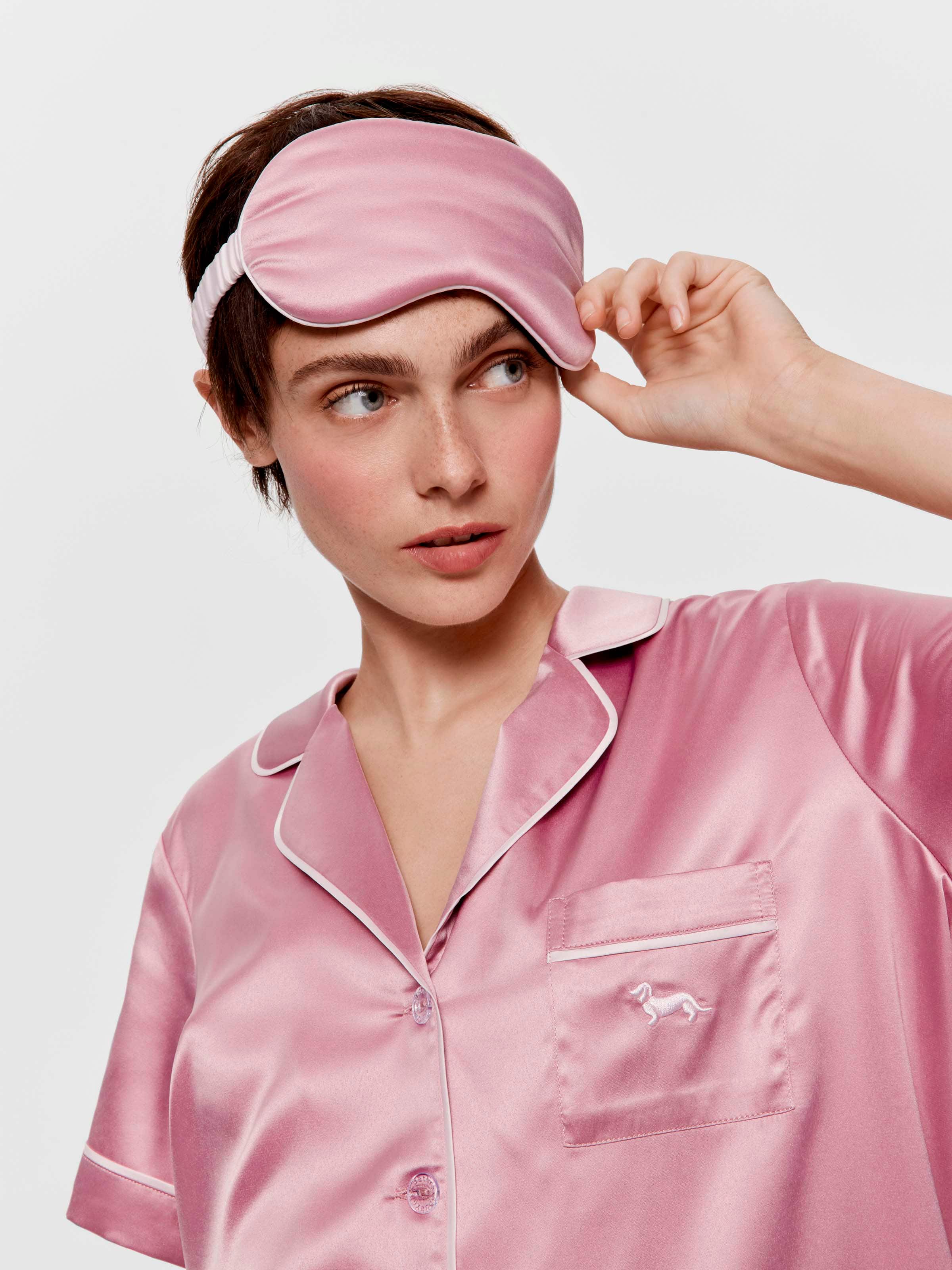 Satin Eye Mask With Pouch