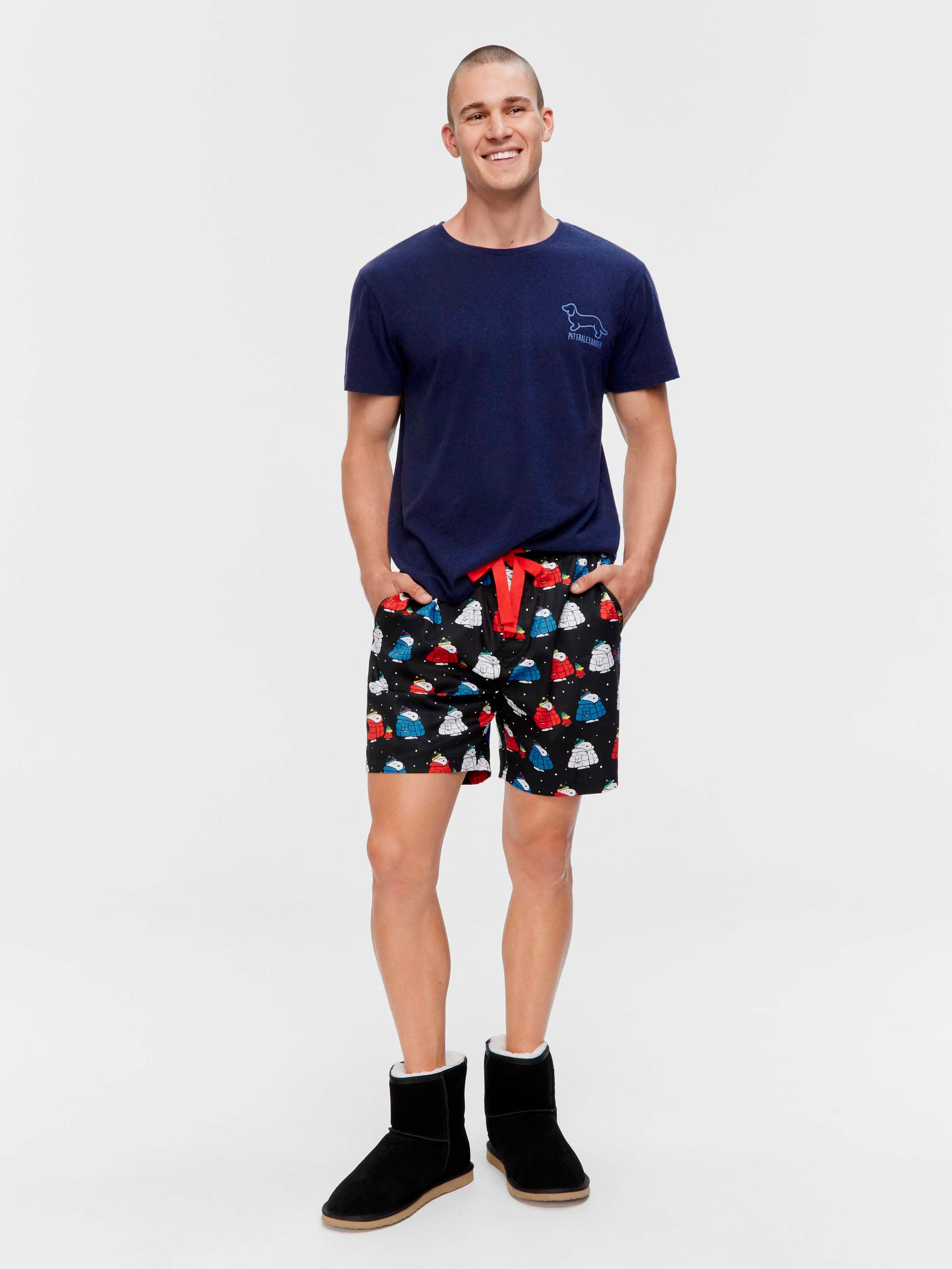 Snoopy Puffer Jacket 100% Cotton Mid Short