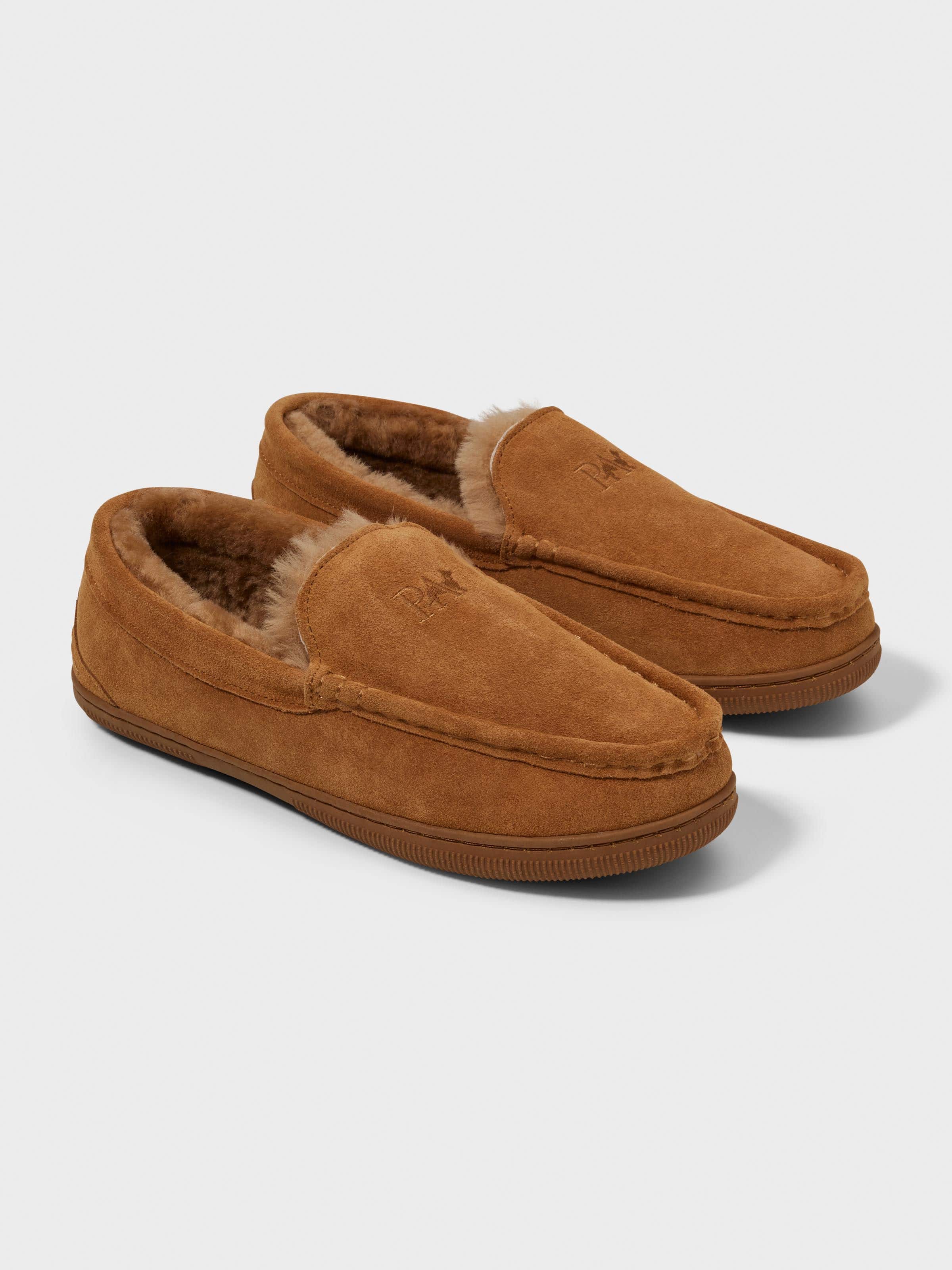 Suede Moccasin Scuff