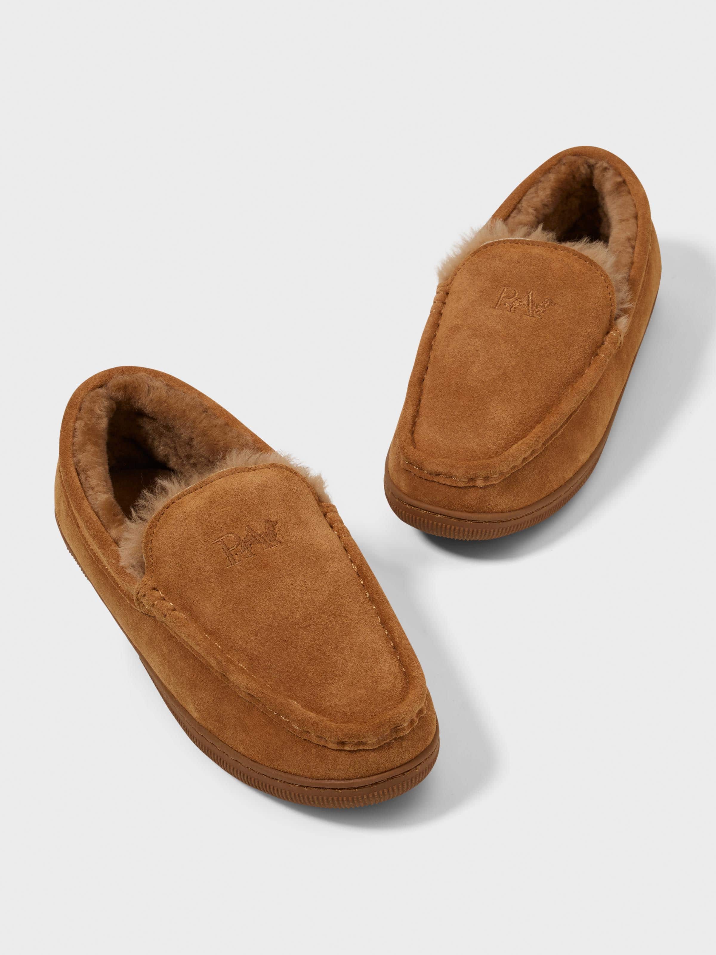 Suede Moccasin Scuff