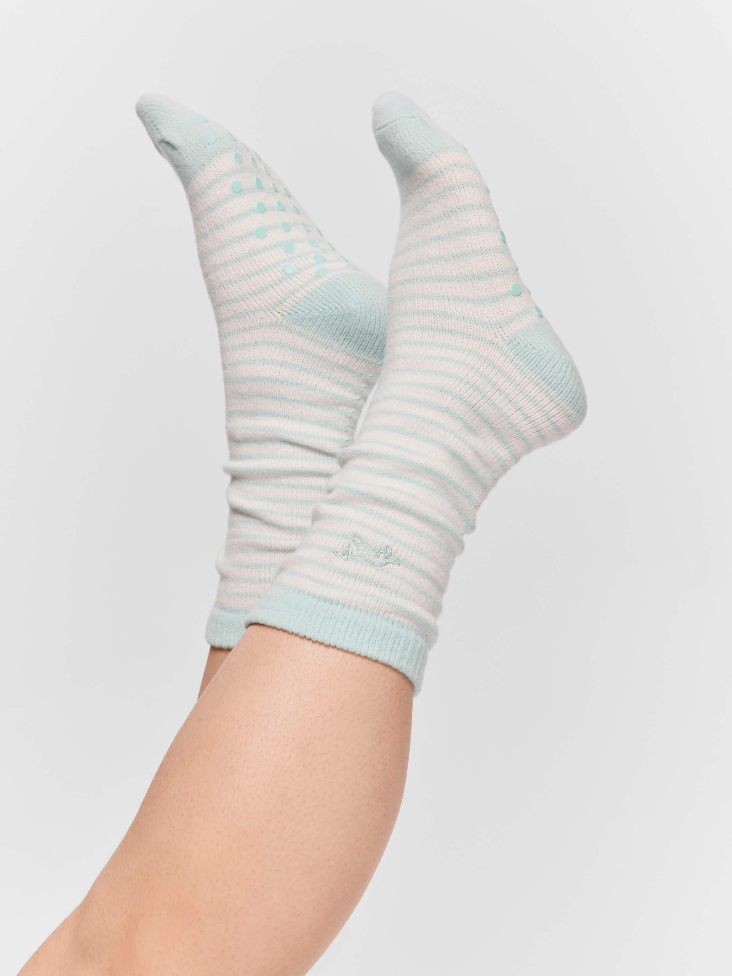 Mint Stripe Penny Sock