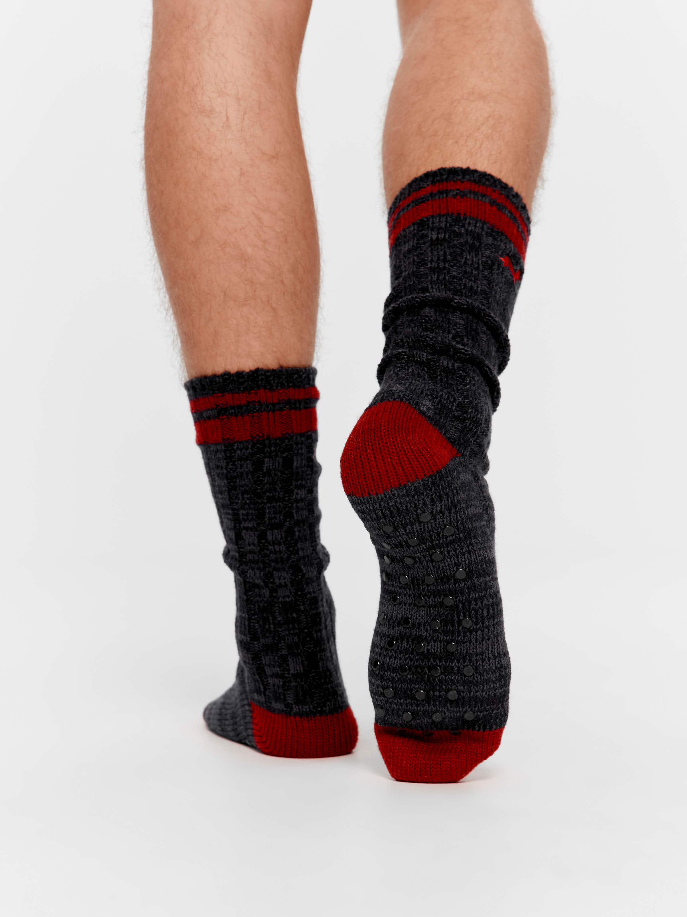 Navy Rib Sock