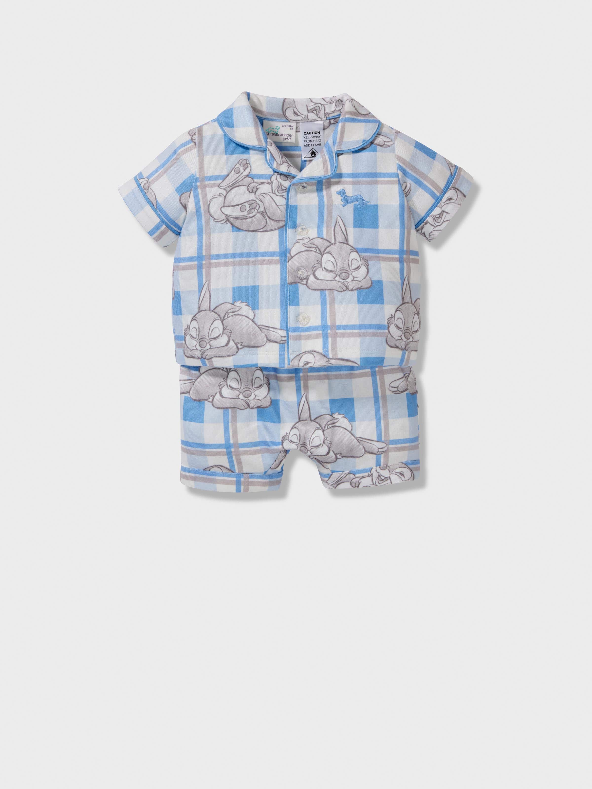 Baby Disney Thumper Plush Short Classic Pj Set
