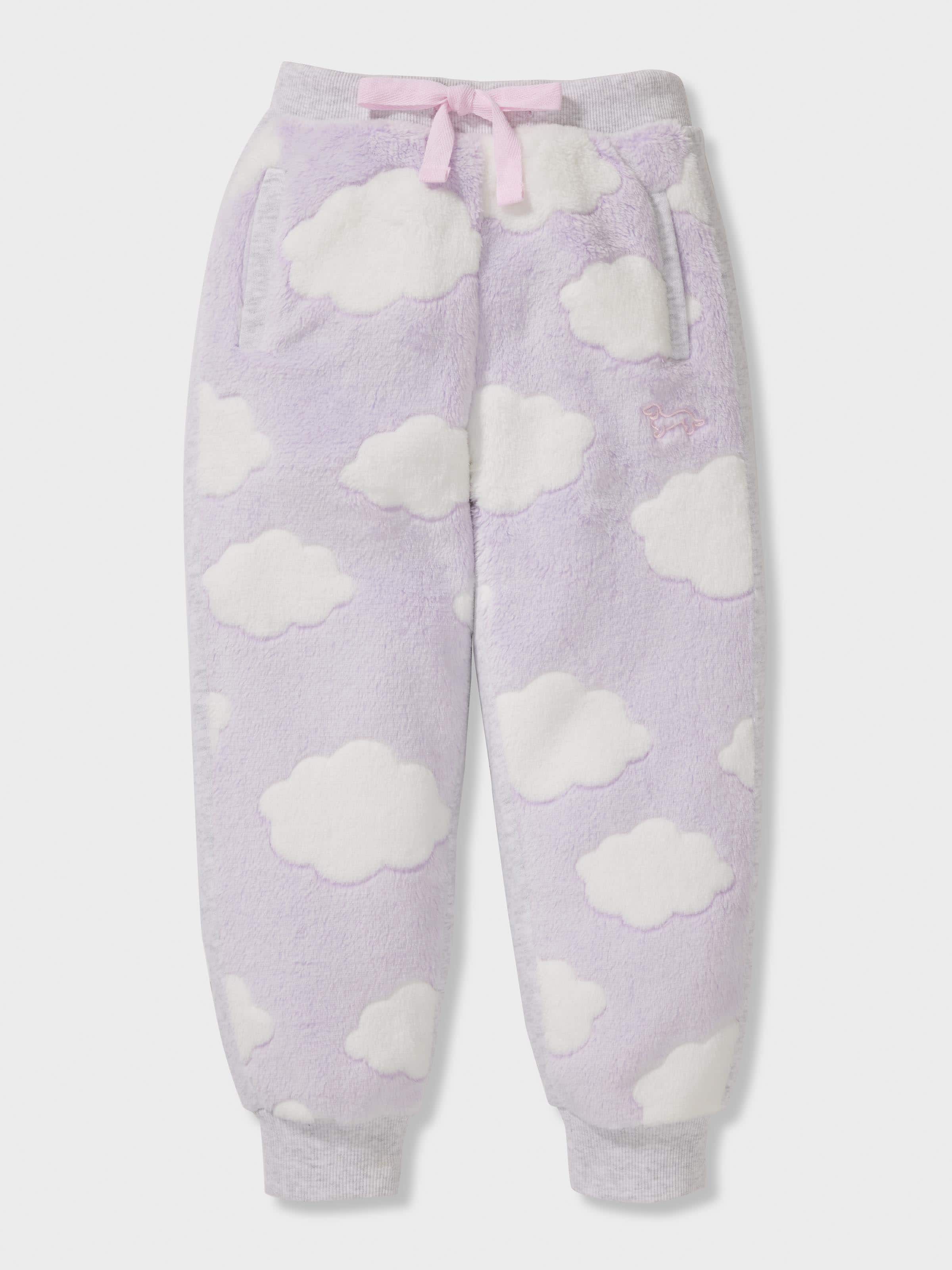Girls Cloudy Fleece Long Pj Set