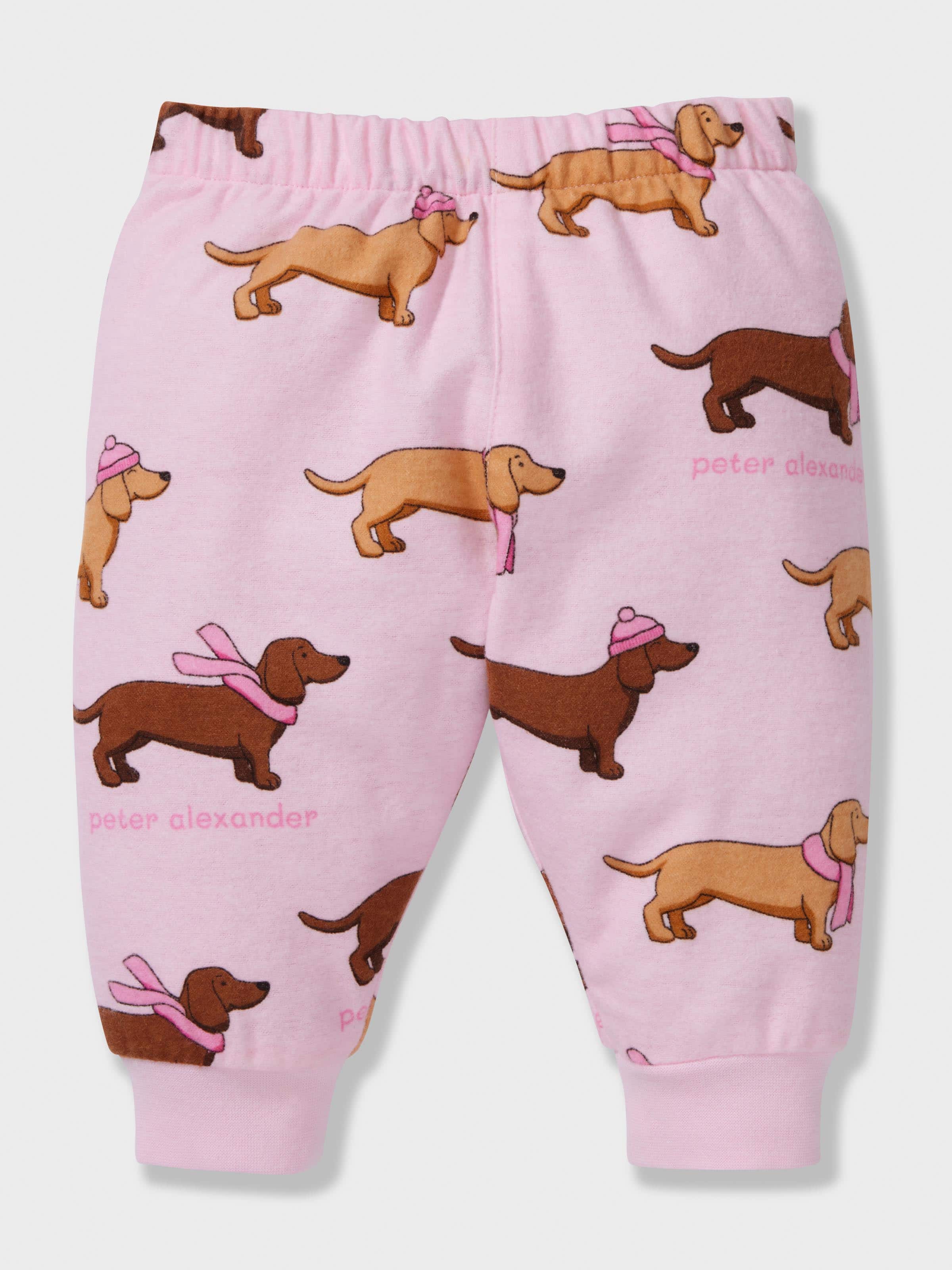 Baby Girl Pink Penny 100% Cotton Long Pj Set