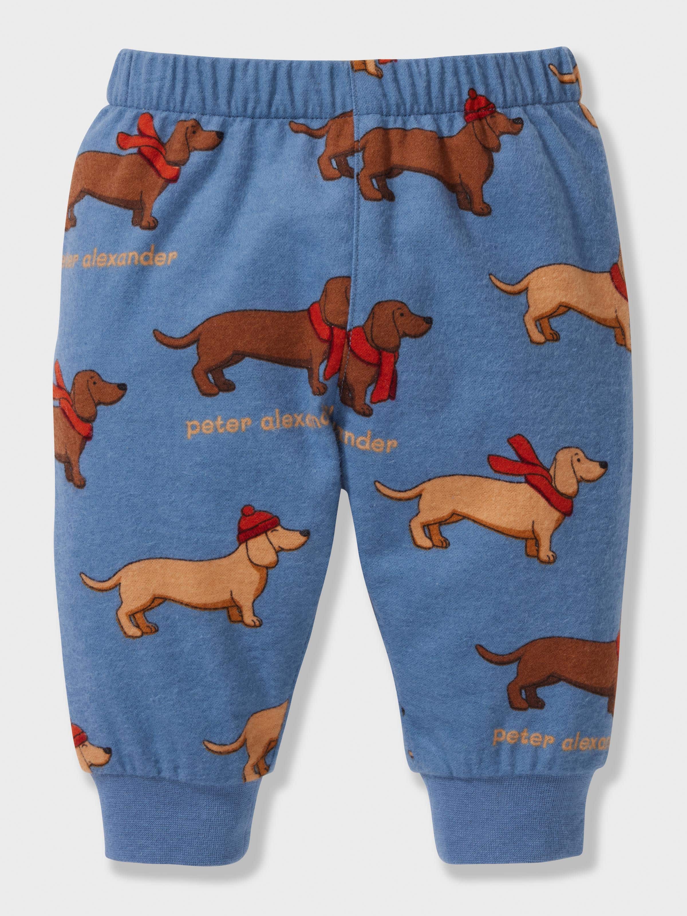 Baby Boy Blue Penny 100% Cotton Long Pj Set