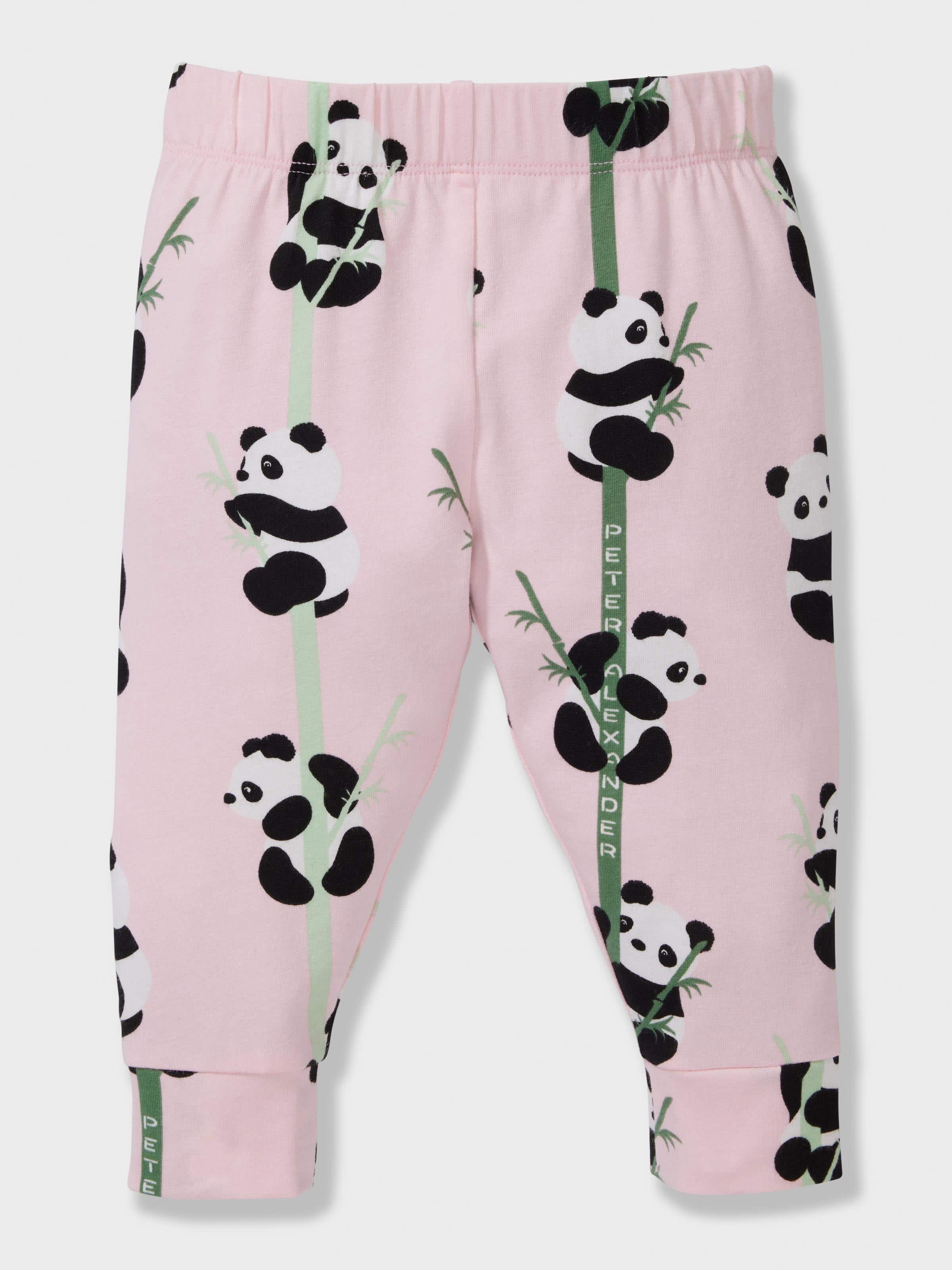 Baby Girl Panda Long Pj Set