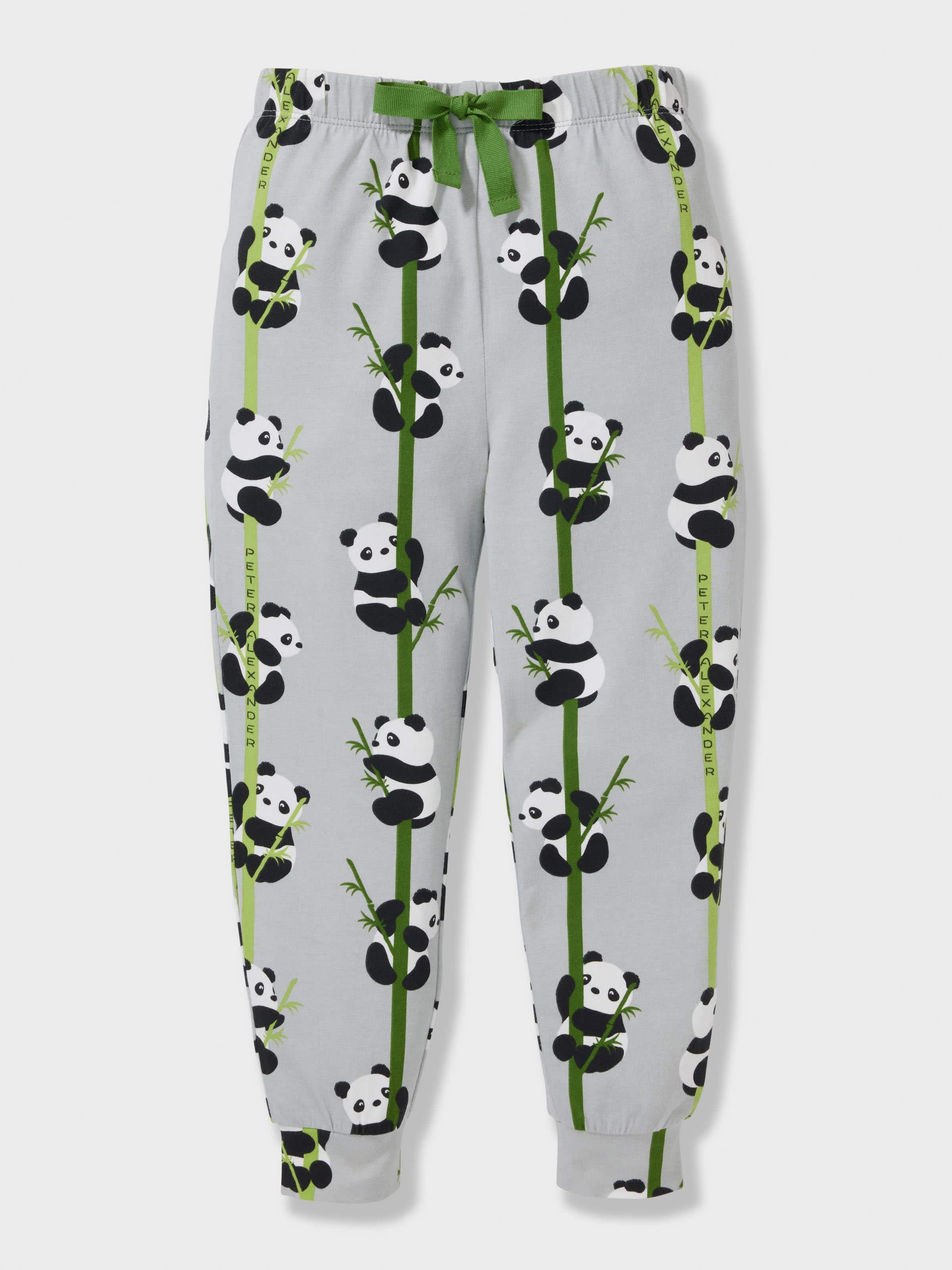 Jnr Boys Panda Long Pj Set