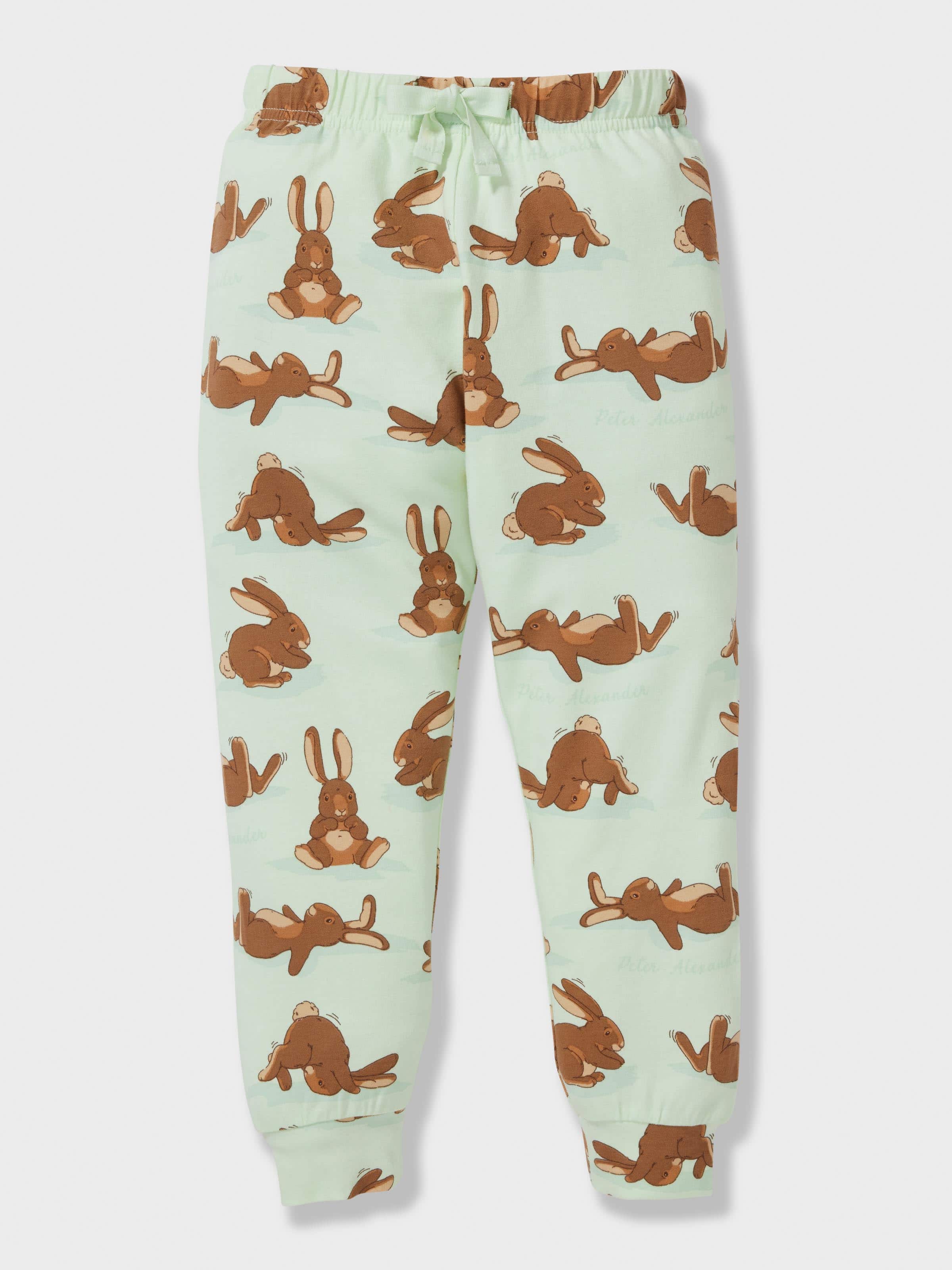 Jnr Kids Easter Bunny Long Pj Set