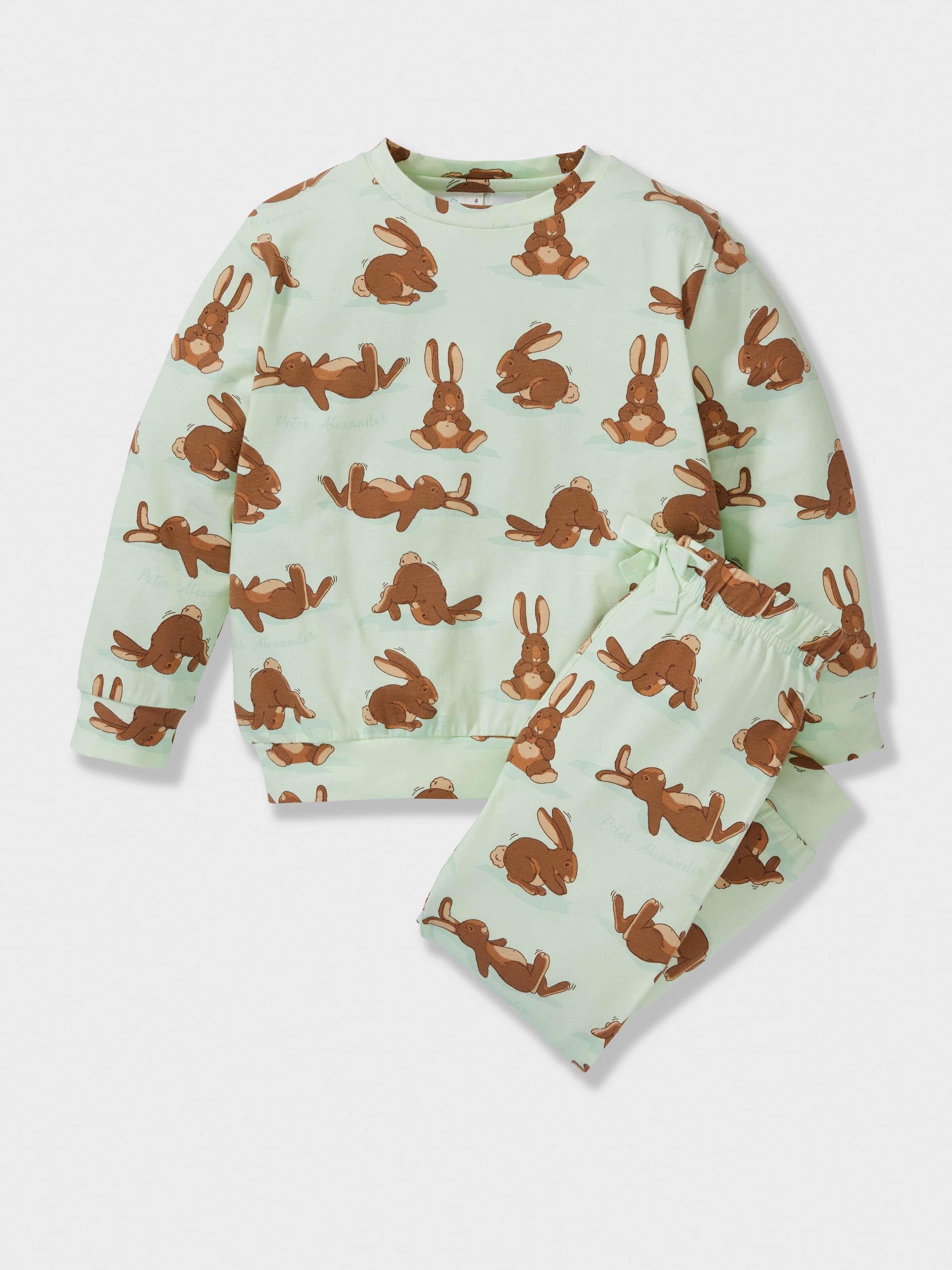 Kids Easter Bunny Long Pj Set