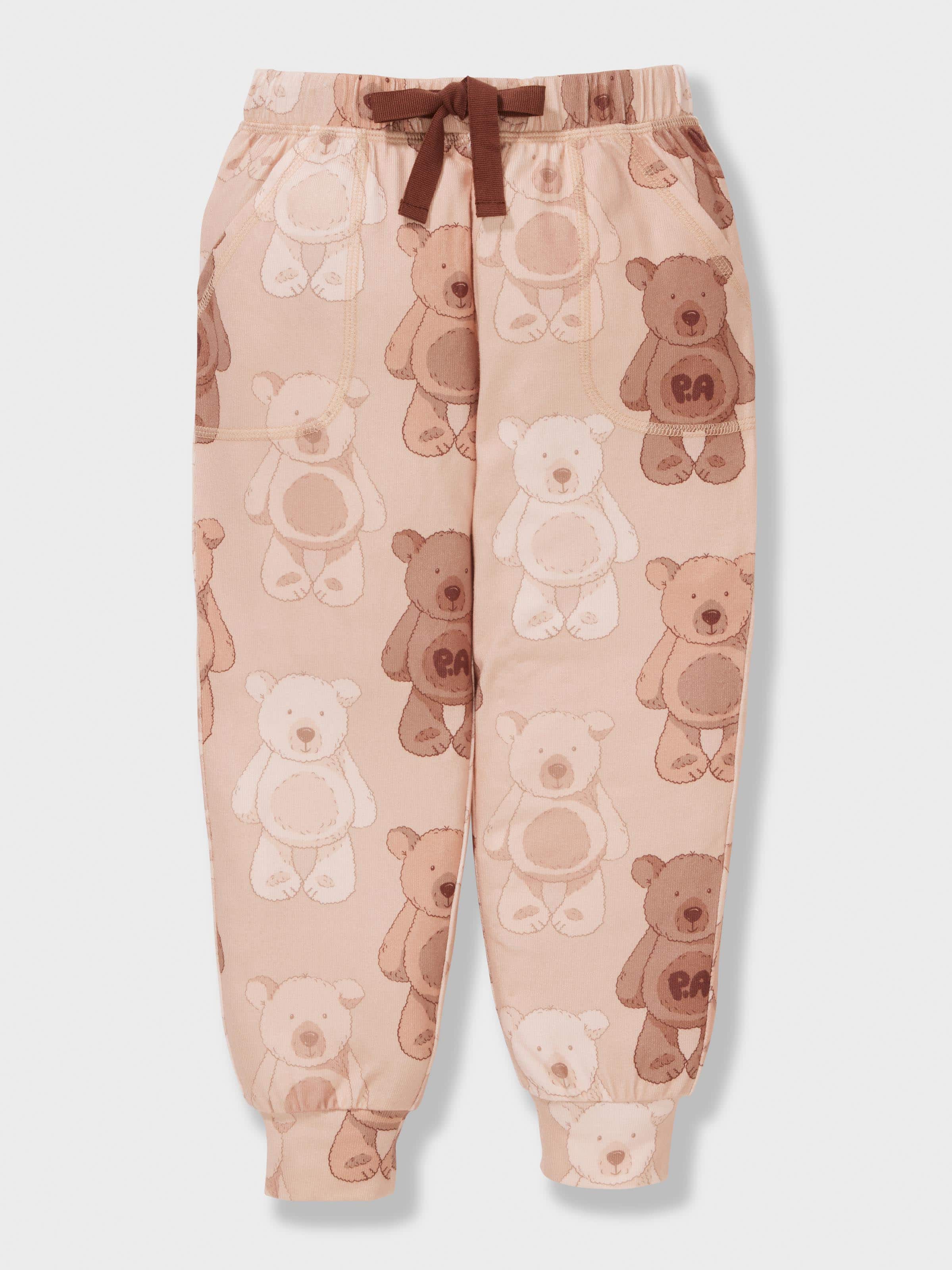 Kids Teddy Bear Long Plush Pj Set