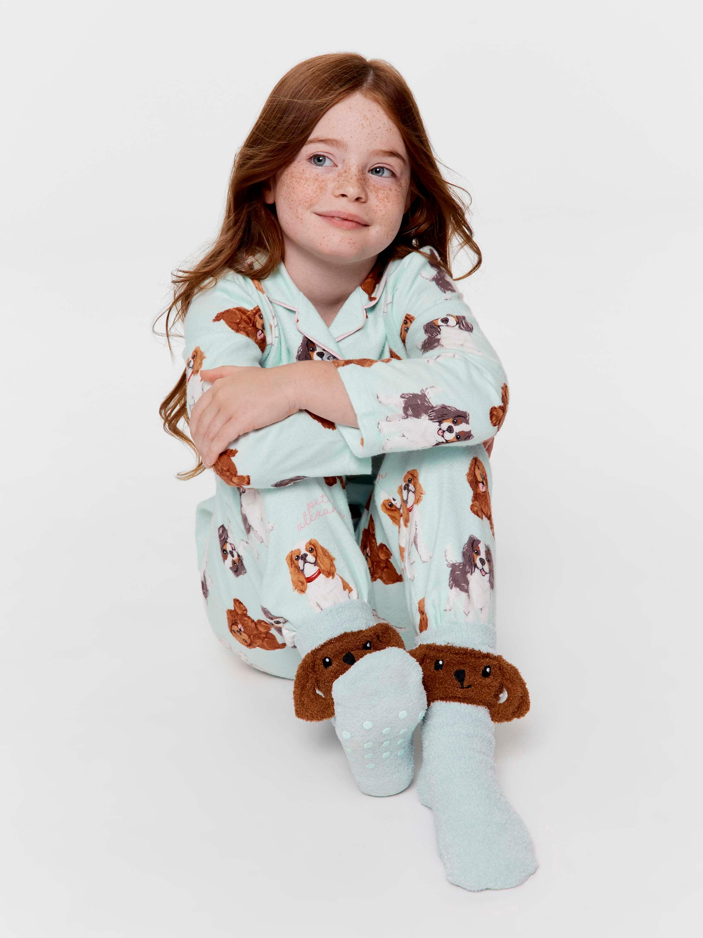 Jnr Girls Spaniels Long Classic Pj Set