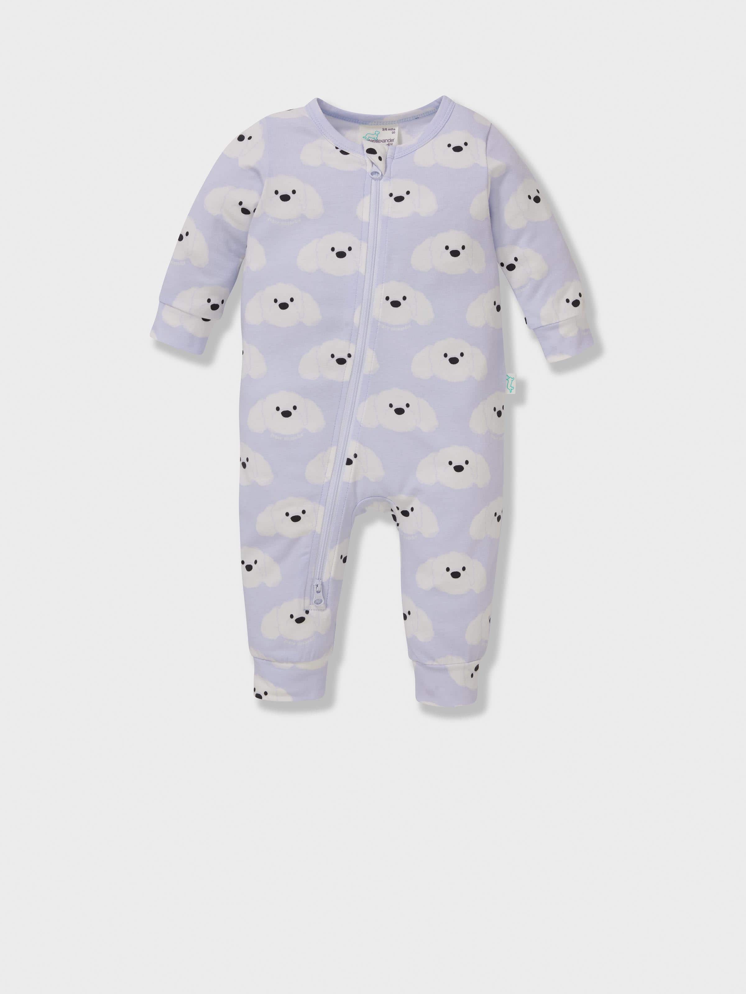 Baby Cloud Dogs Onesie