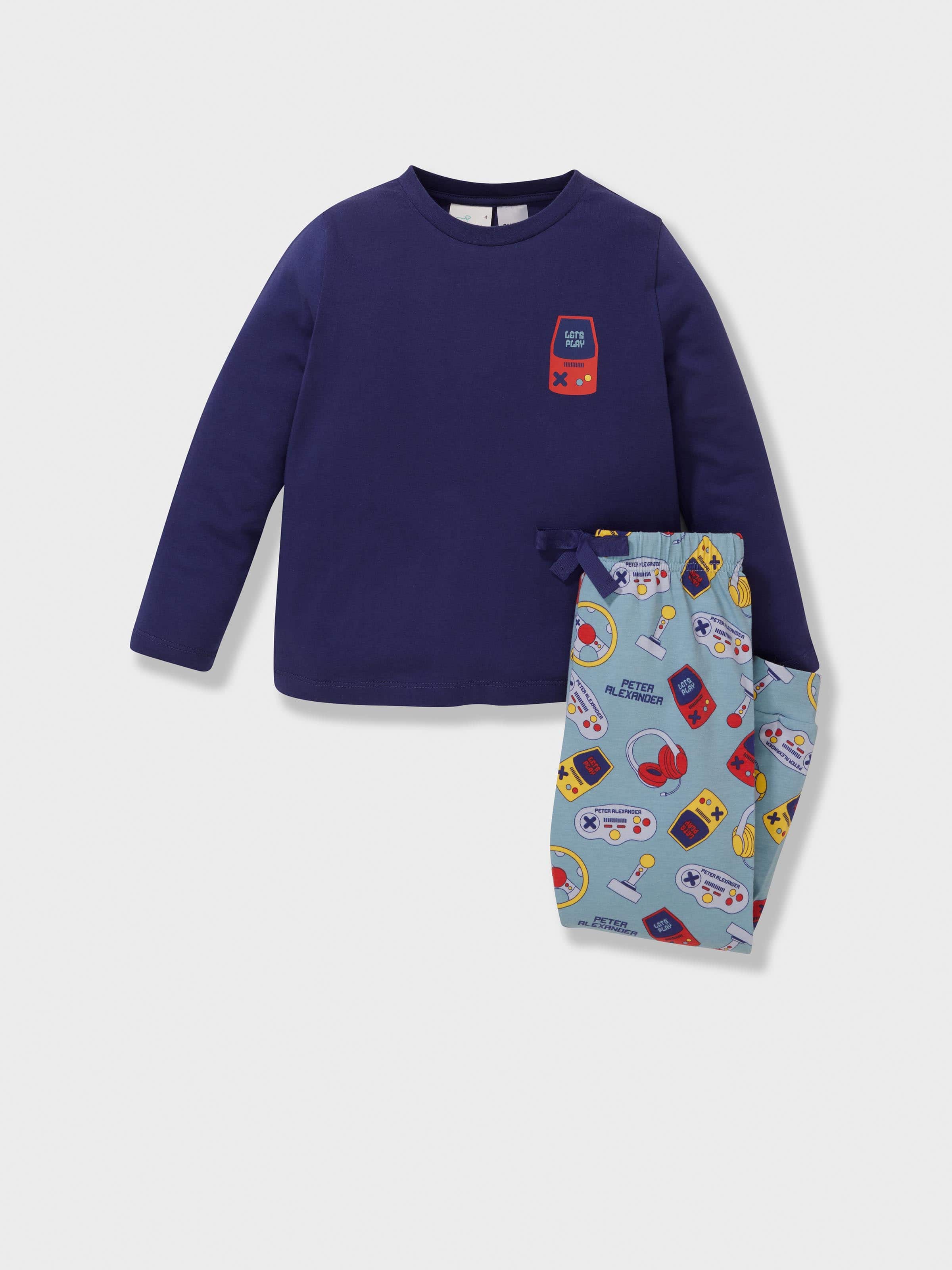 Jnr Boys Gaming Long Pj Set