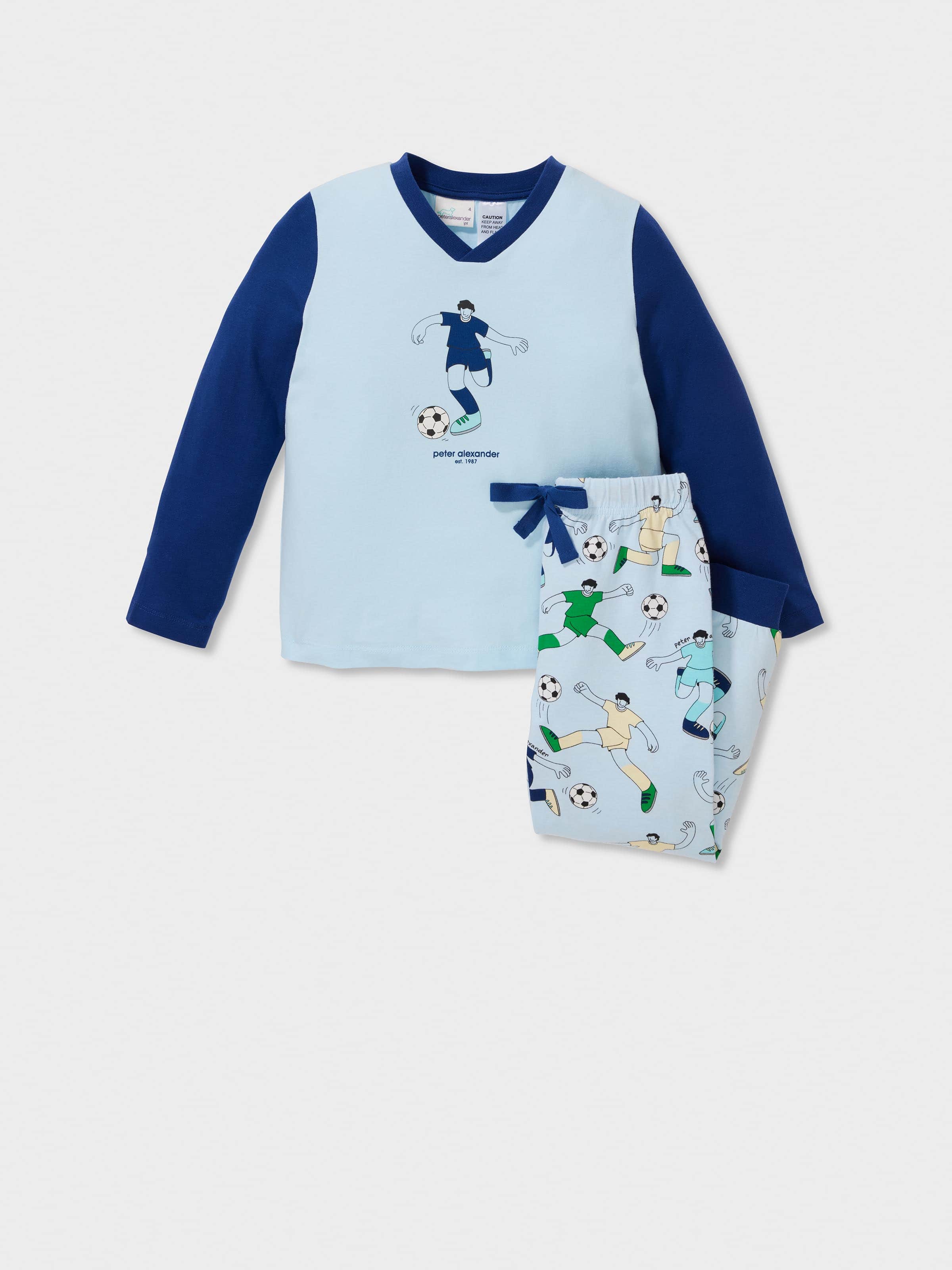 Jnr Boys Soccer Striker Long Pj Set