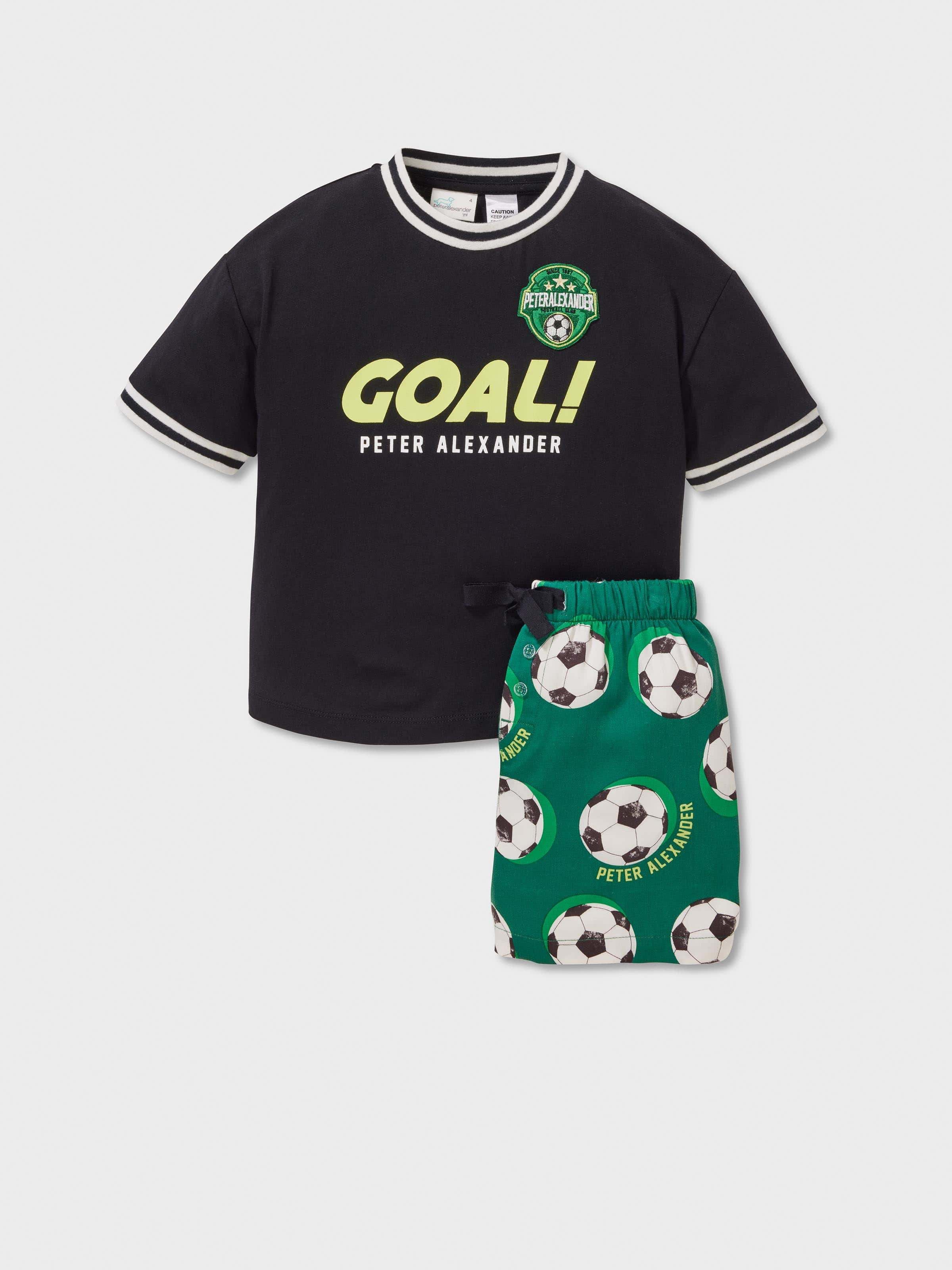 Jnr Boys Soccer Goal Short Pj Set