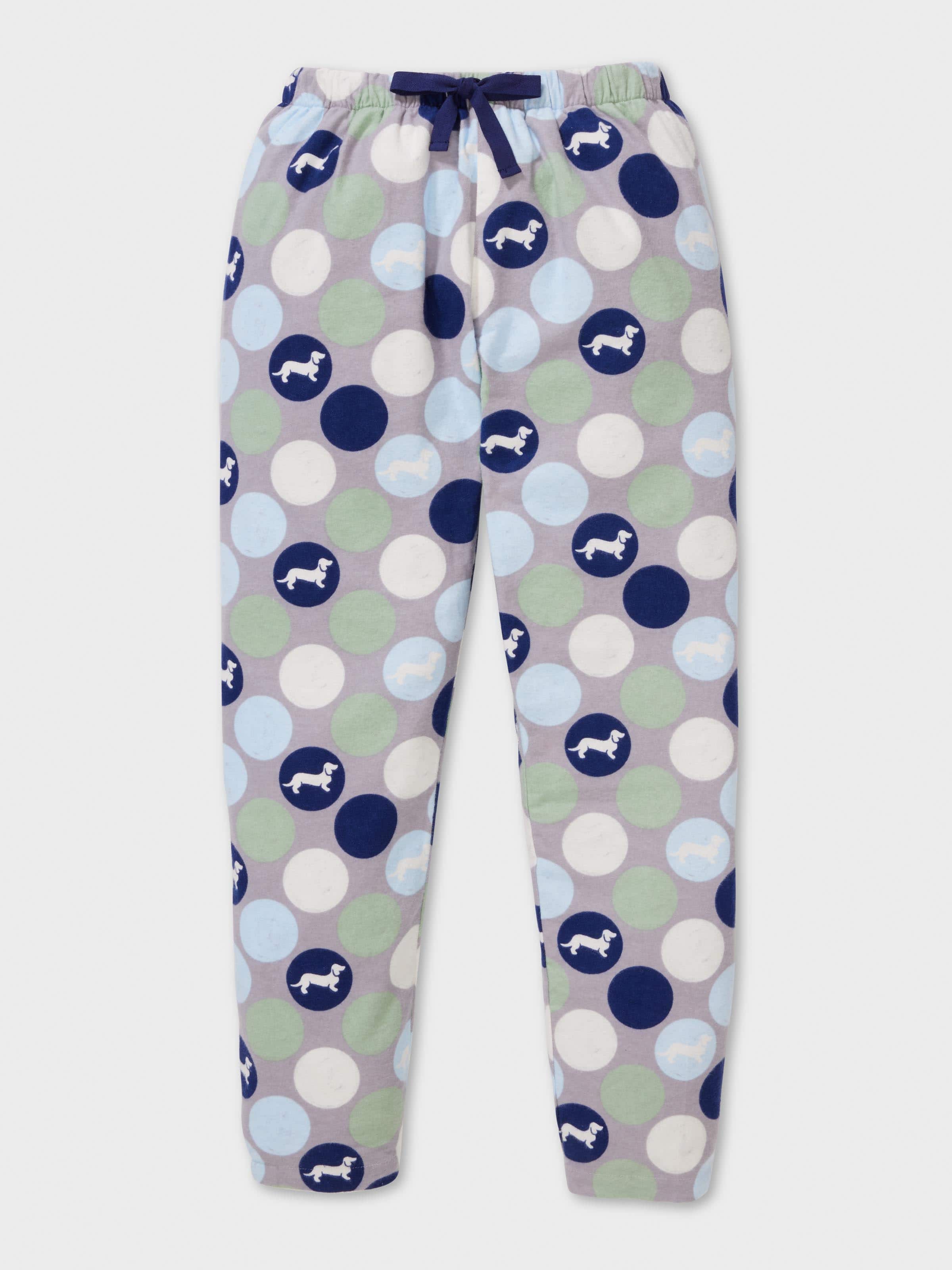 Boys 100% Cotton Penny Spot Long Pj Set