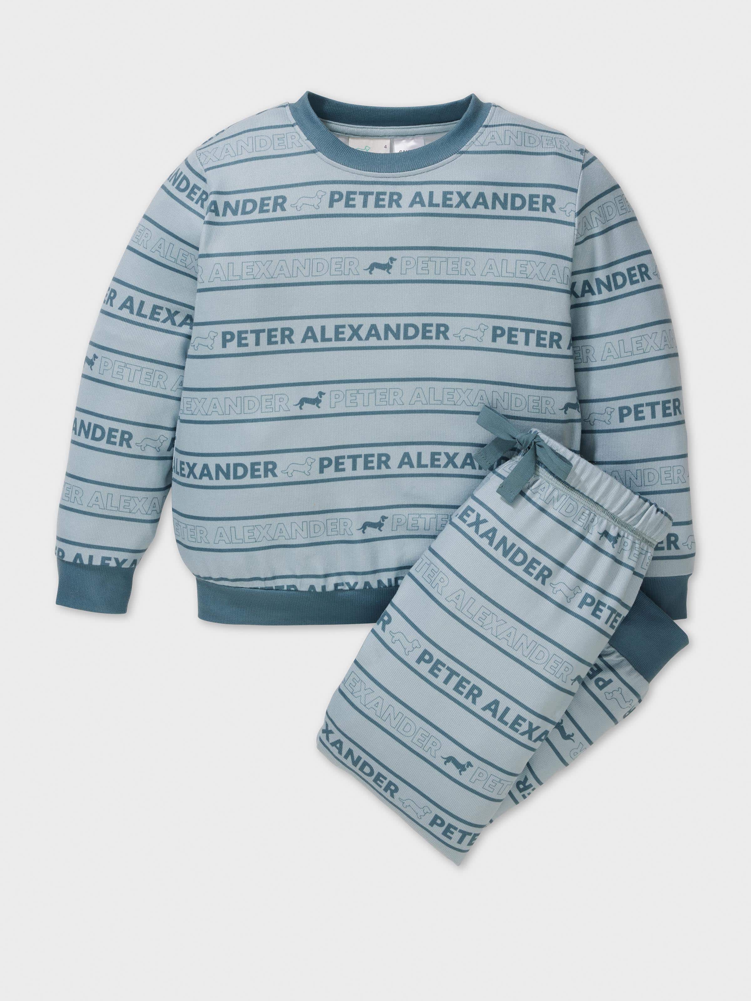Boys Penny Logo Plush Long Pj Set