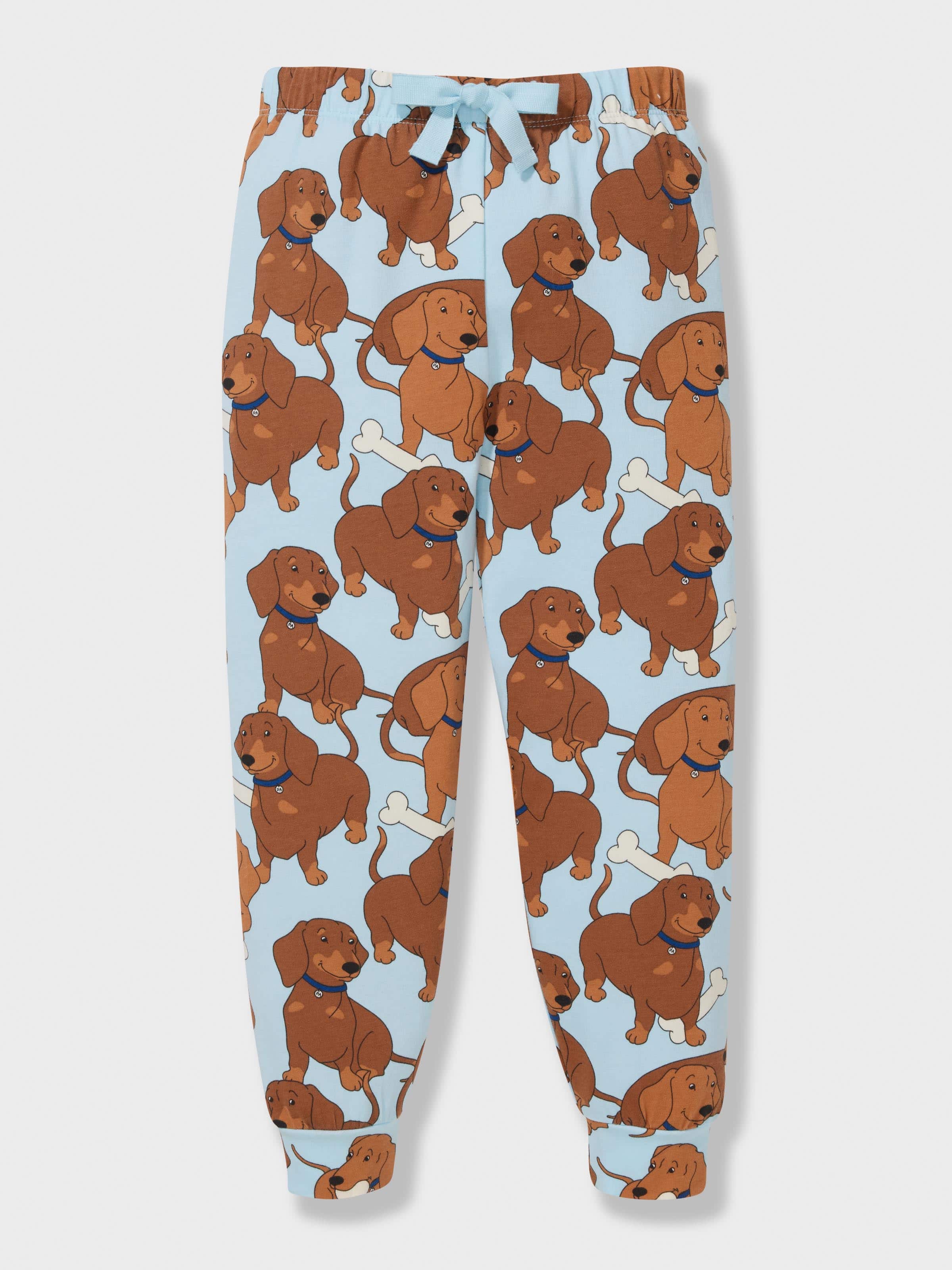 Jnr Boys Dachshund Long Pj Set