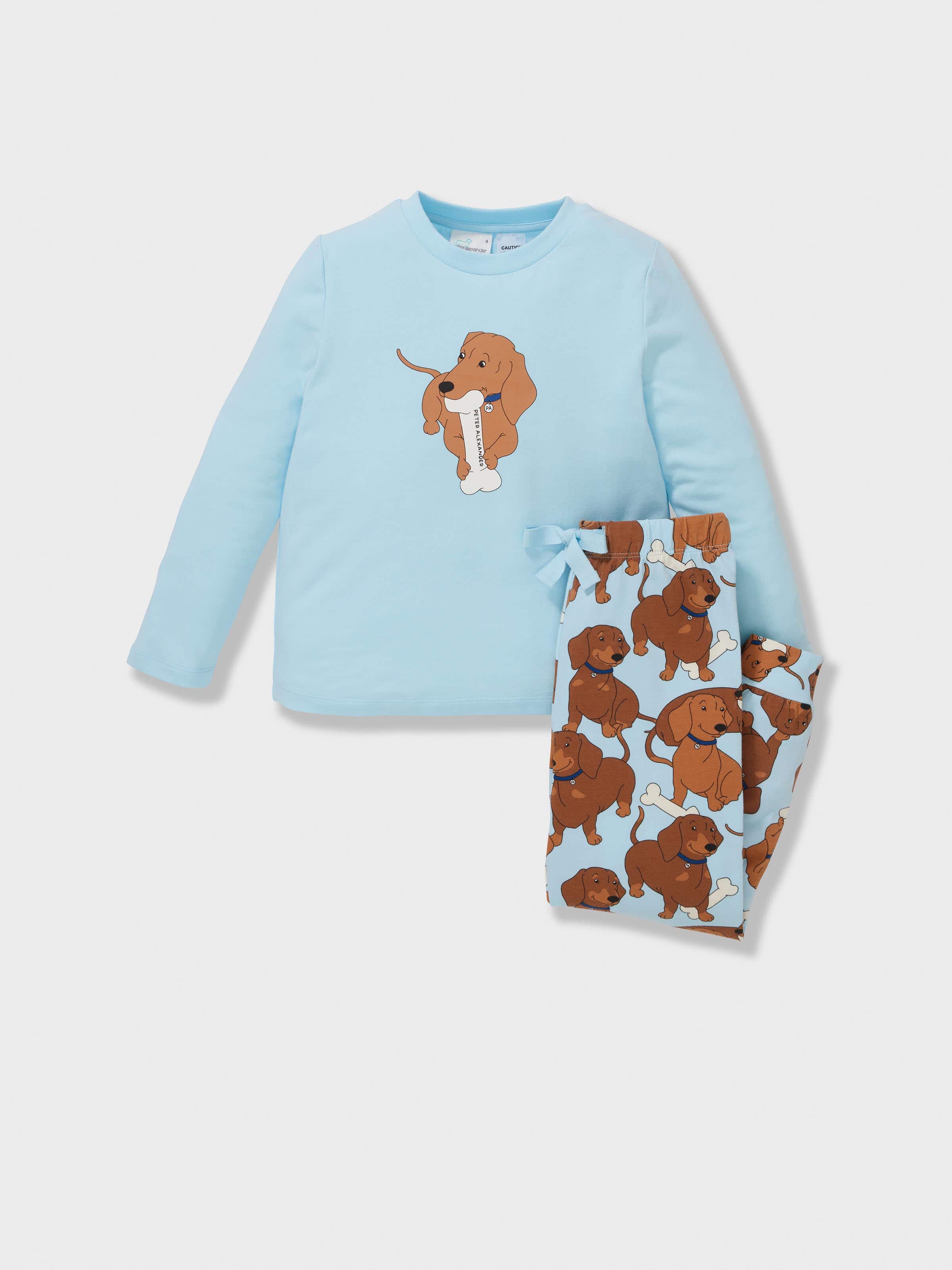 Jnr Boys Dachshund Long Pj Set