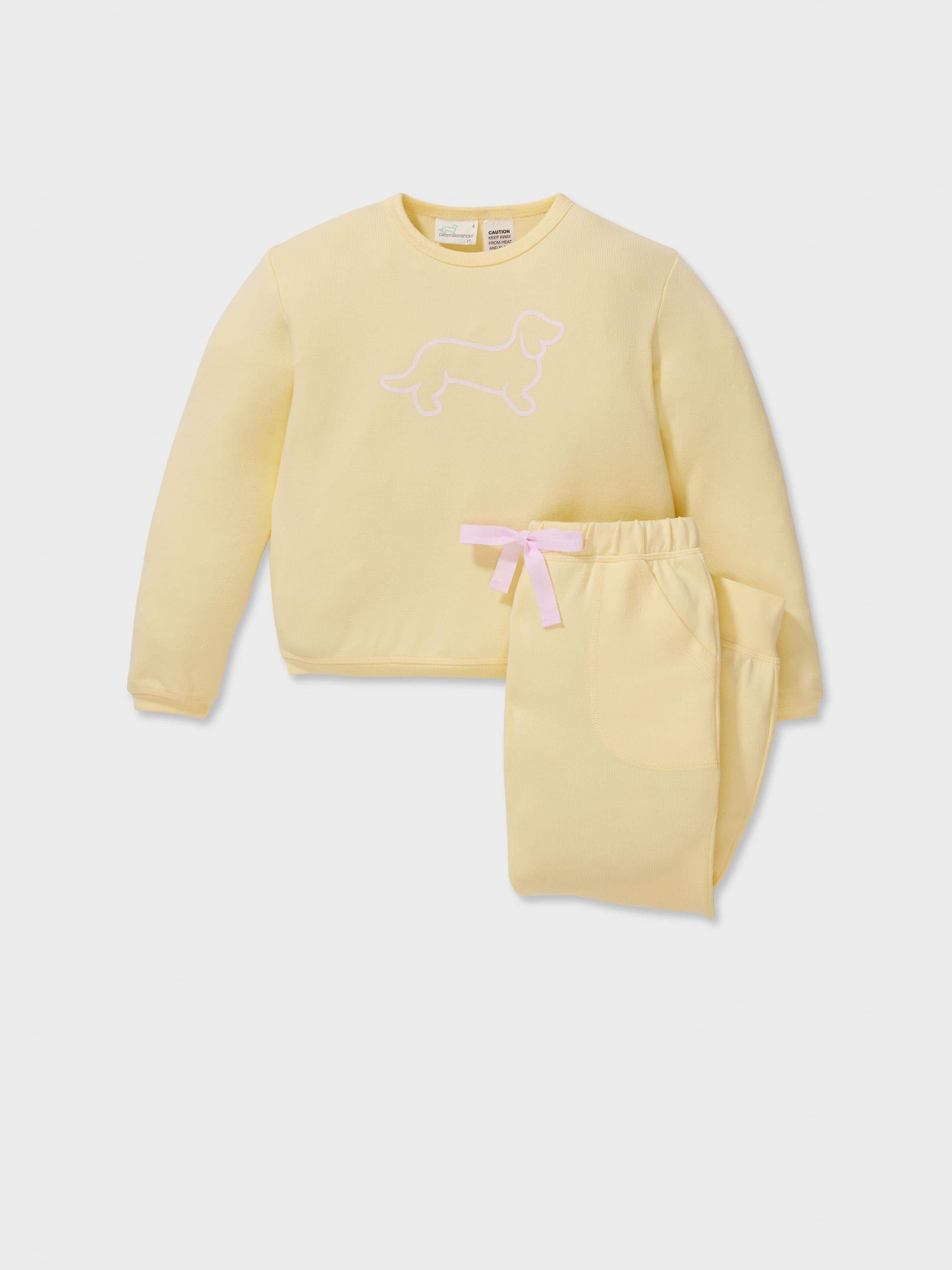 Jnr Girls Butter Plush Long Pj Set