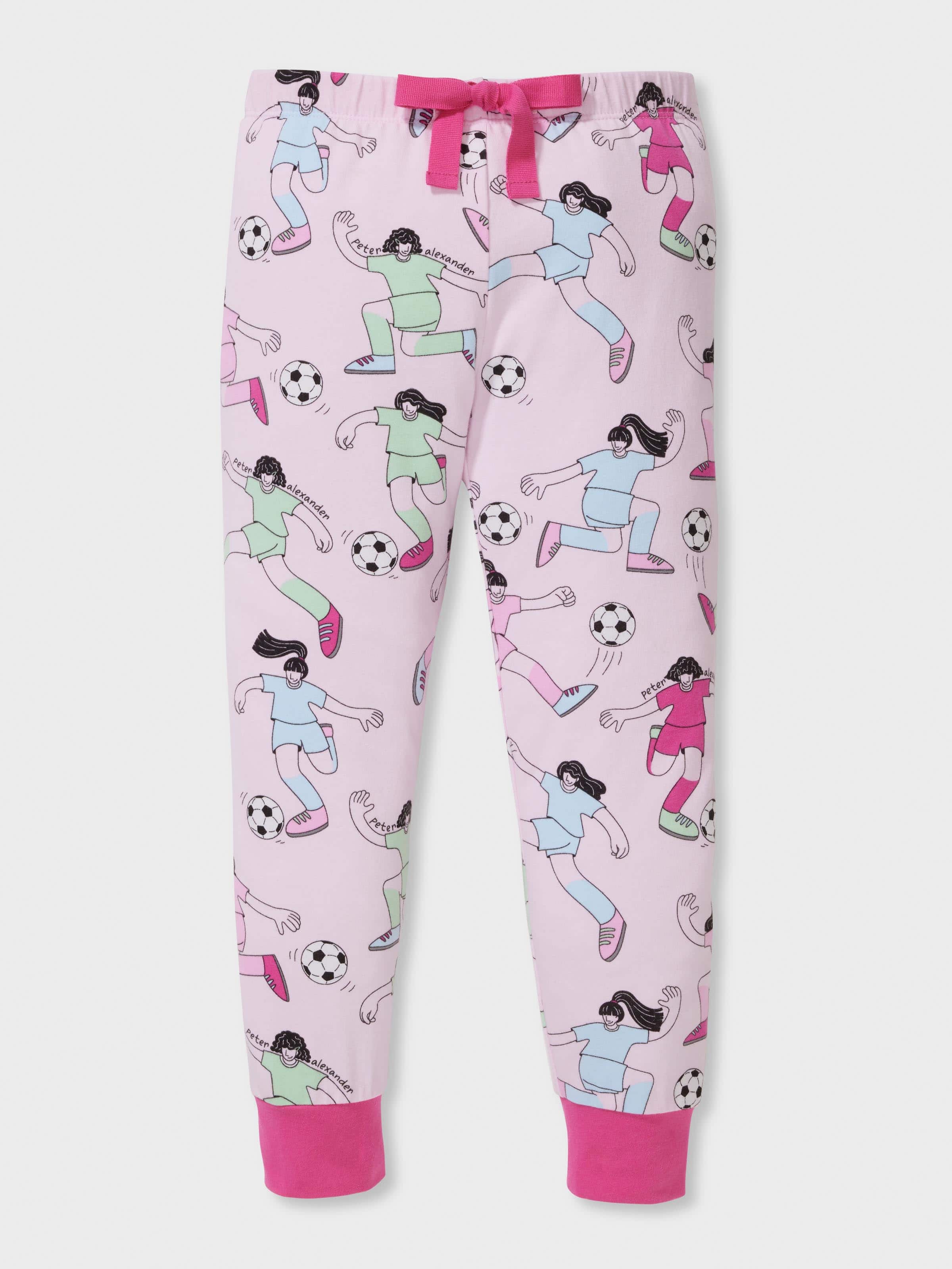Jnr Girls Soccer Kicks Long Pj Set