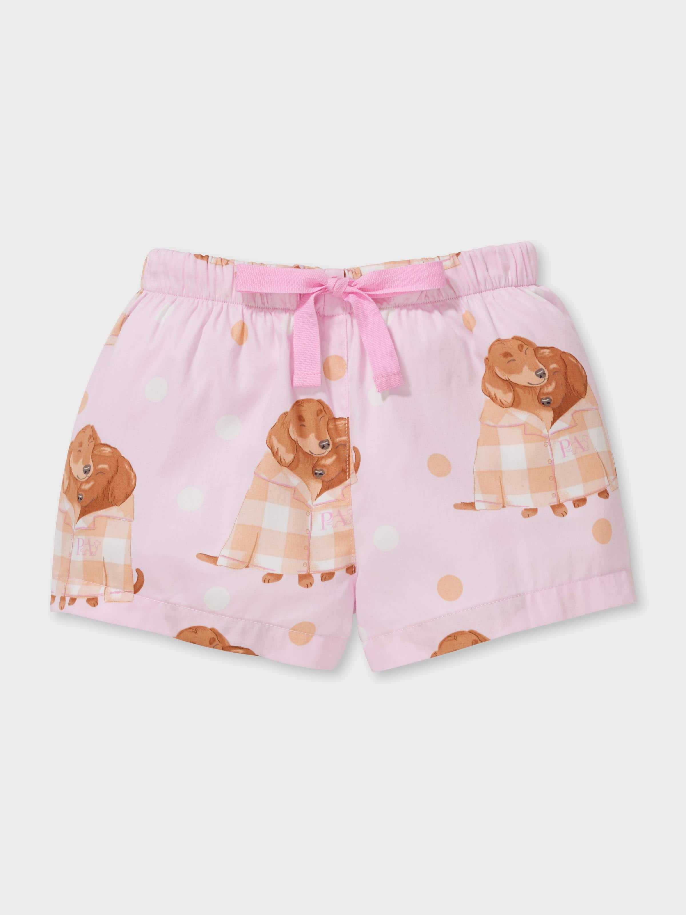 Girls Cuddling Penny 100% Cotton Short Pj Set