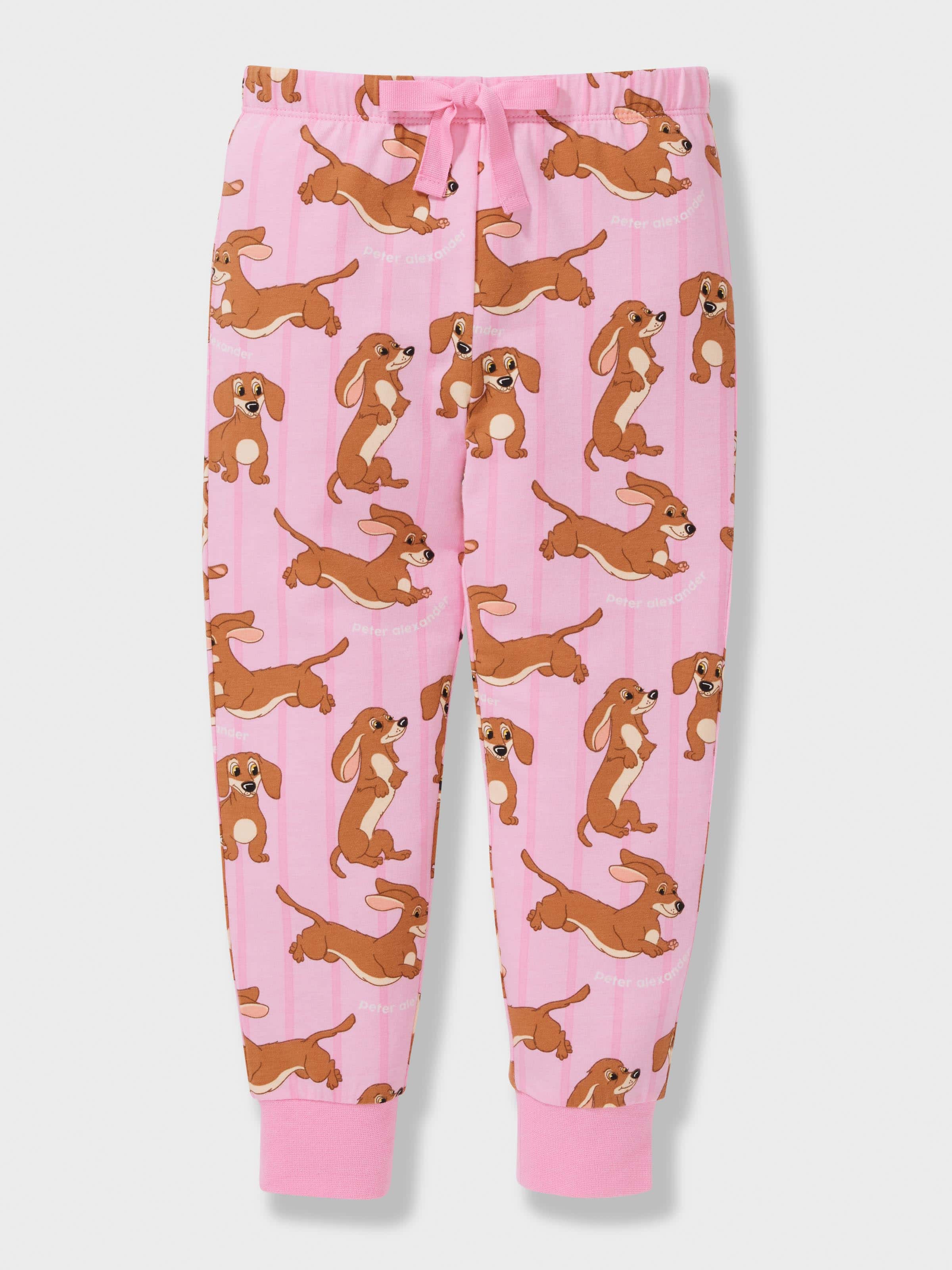 Jnr Girls Pink Penny Long Pj Set