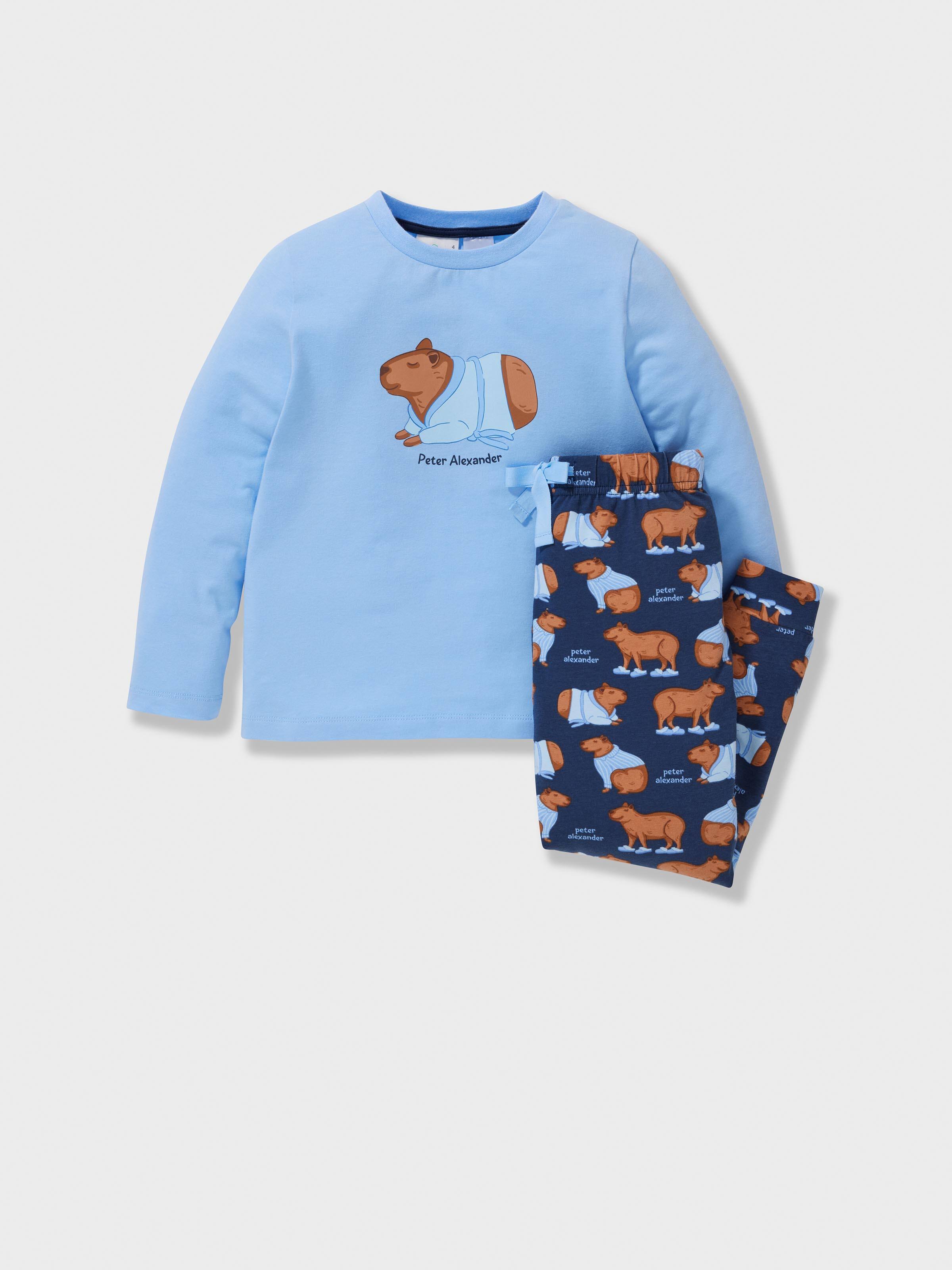 Jnr Boys Capybara Long Pj Set