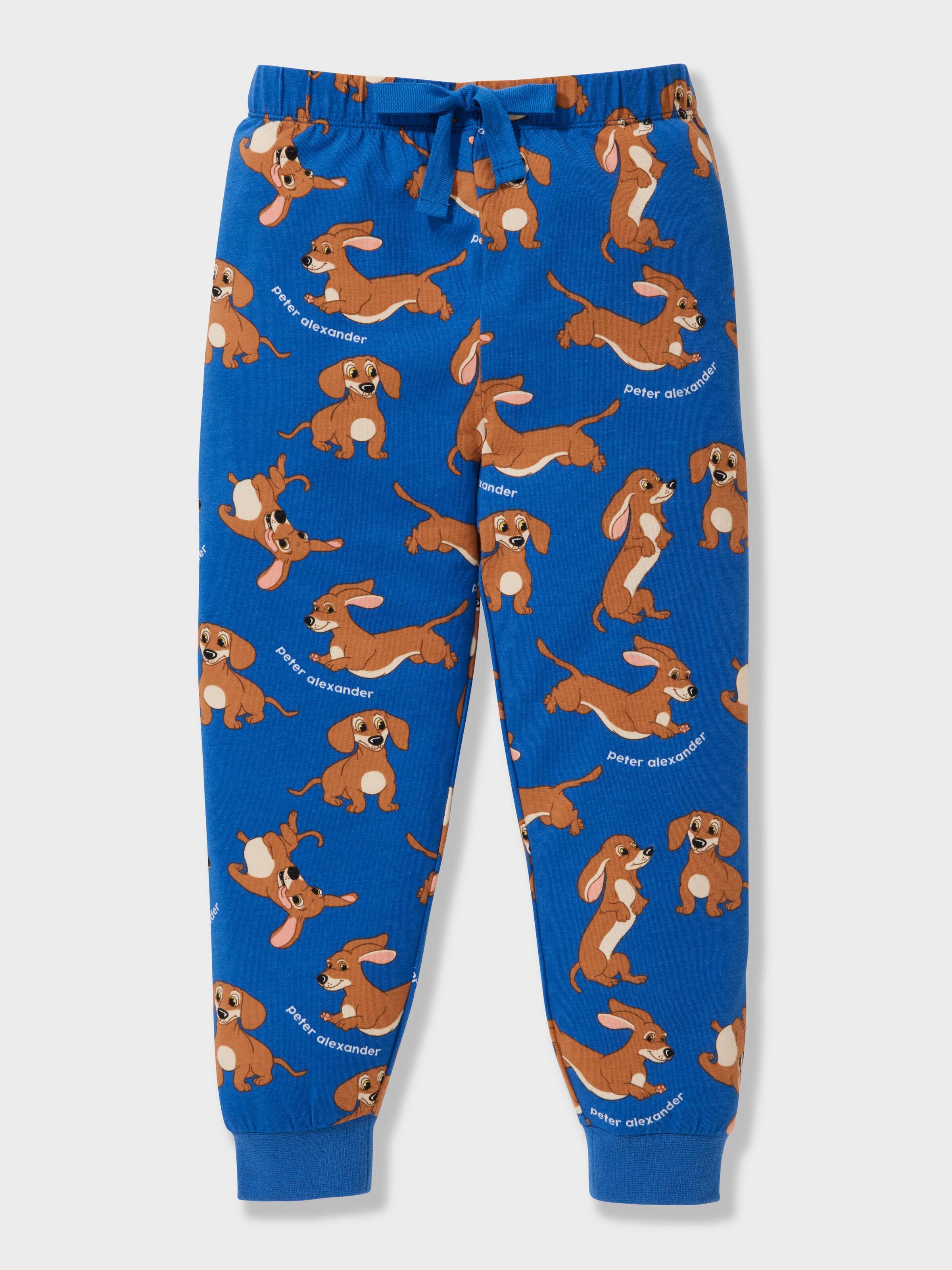 Jnr Boys Blue Penny Long Pj Set