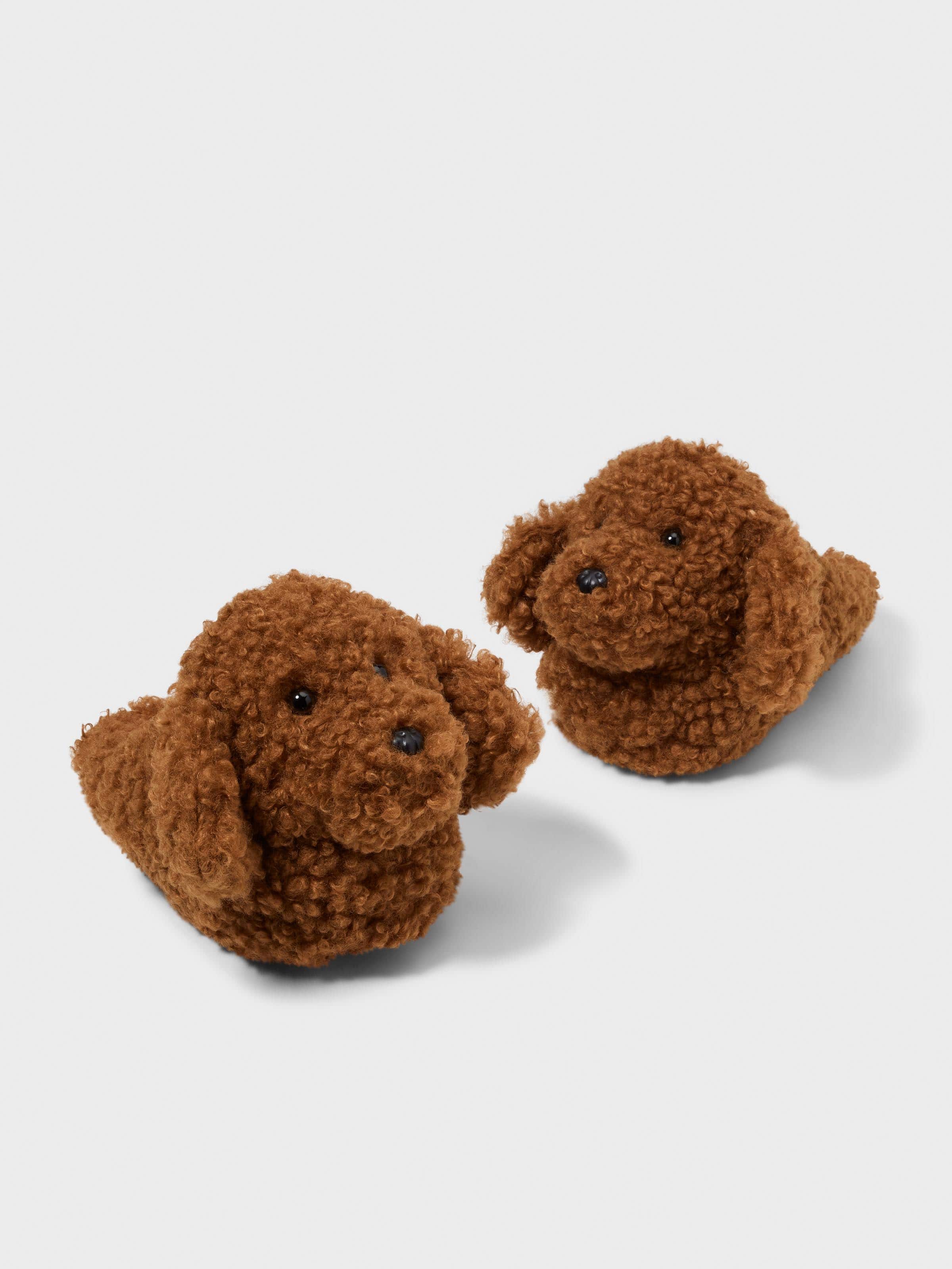 Curly Puppy Slipper