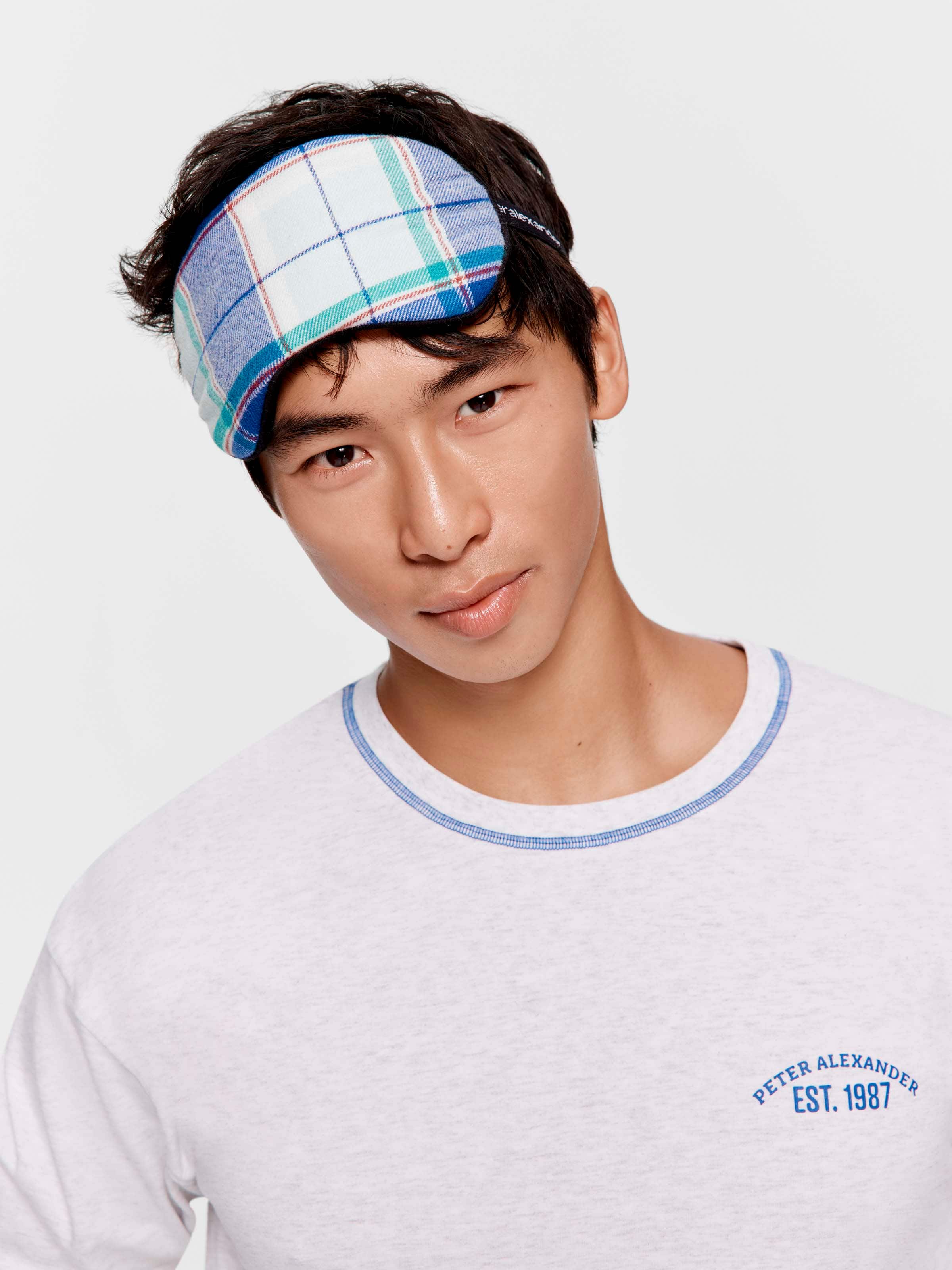 Check Eye Mask