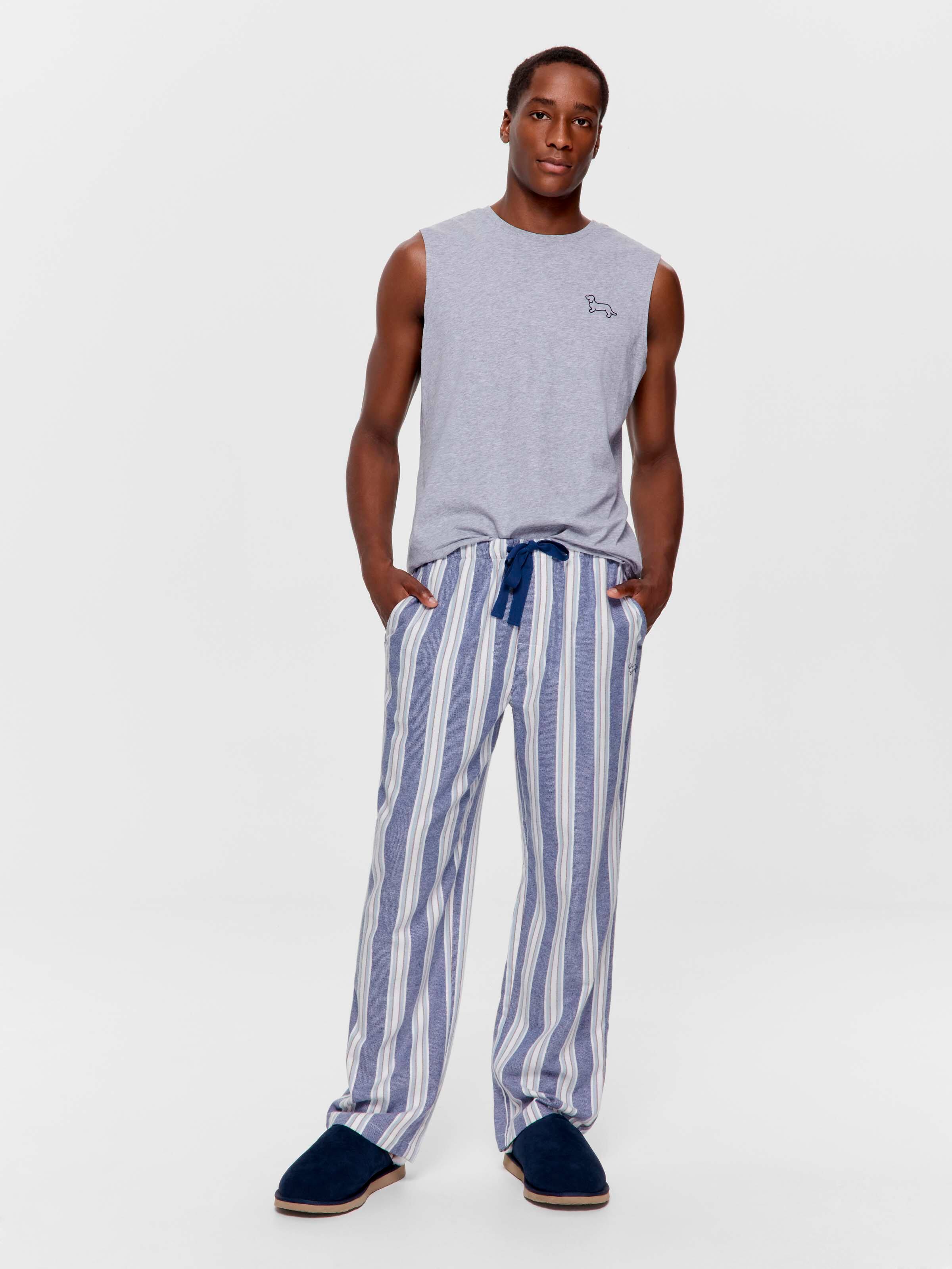Navy Stripe Classic Pj Pant
