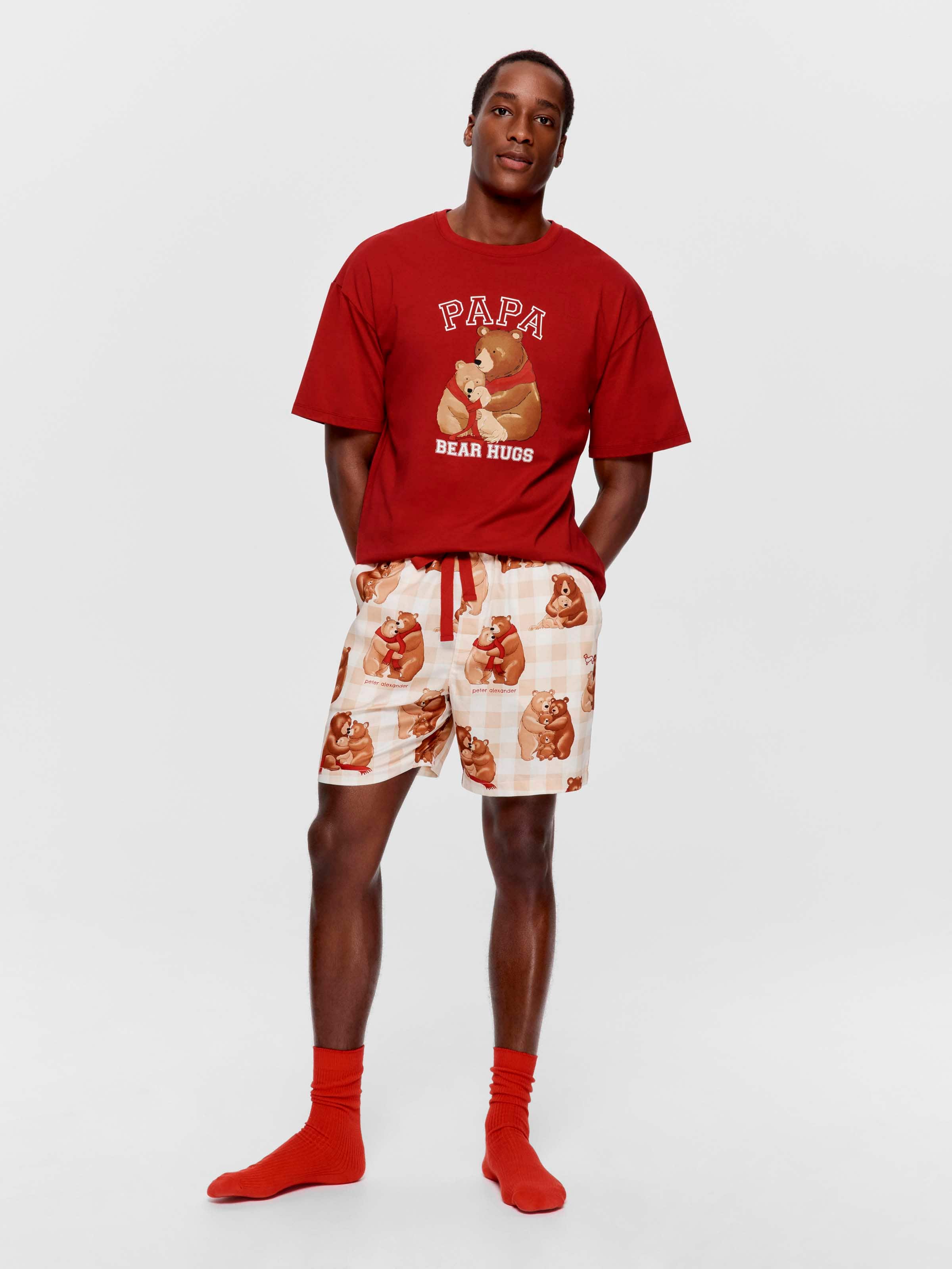 Papa Bear Hugs Mid Short