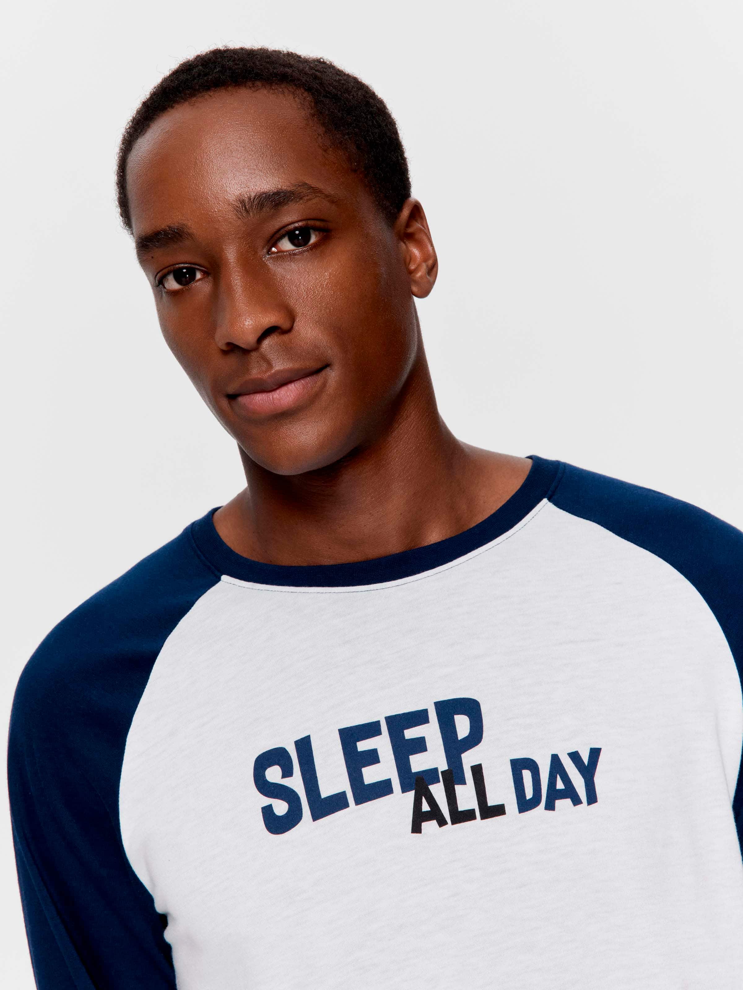 Sleep All Day Long Sleeve Top