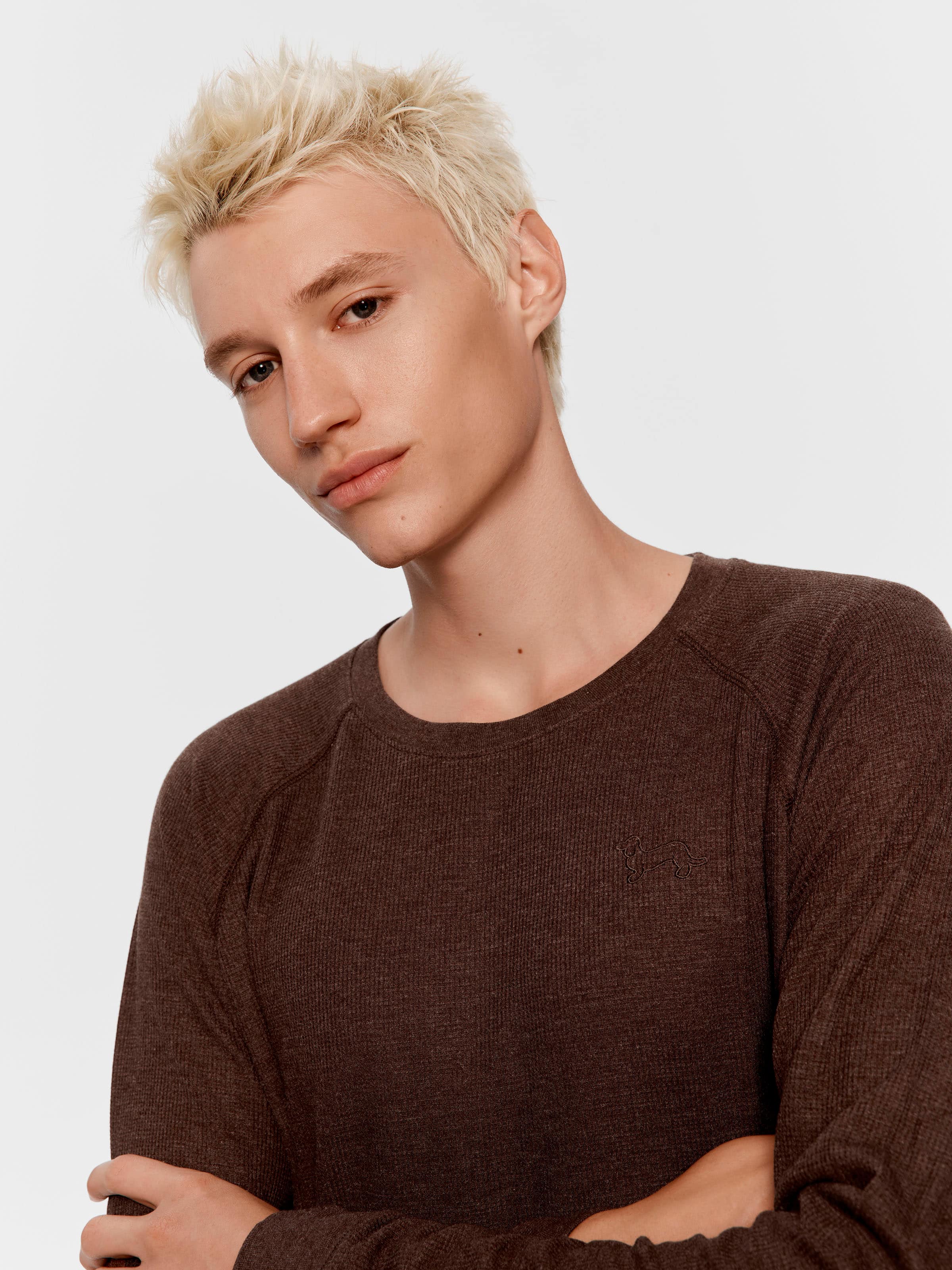 Waffle Long Sleeve Top